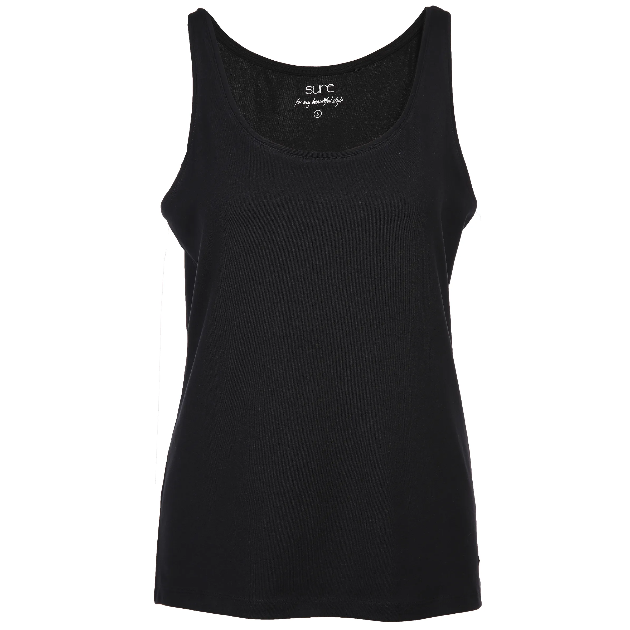 Sure Da-Top m. Rundhals Schwarz 881552 SCHWARZ 1 Sure Da-Top m. Rundhals Schwarz 881552 SCHWARZ 1