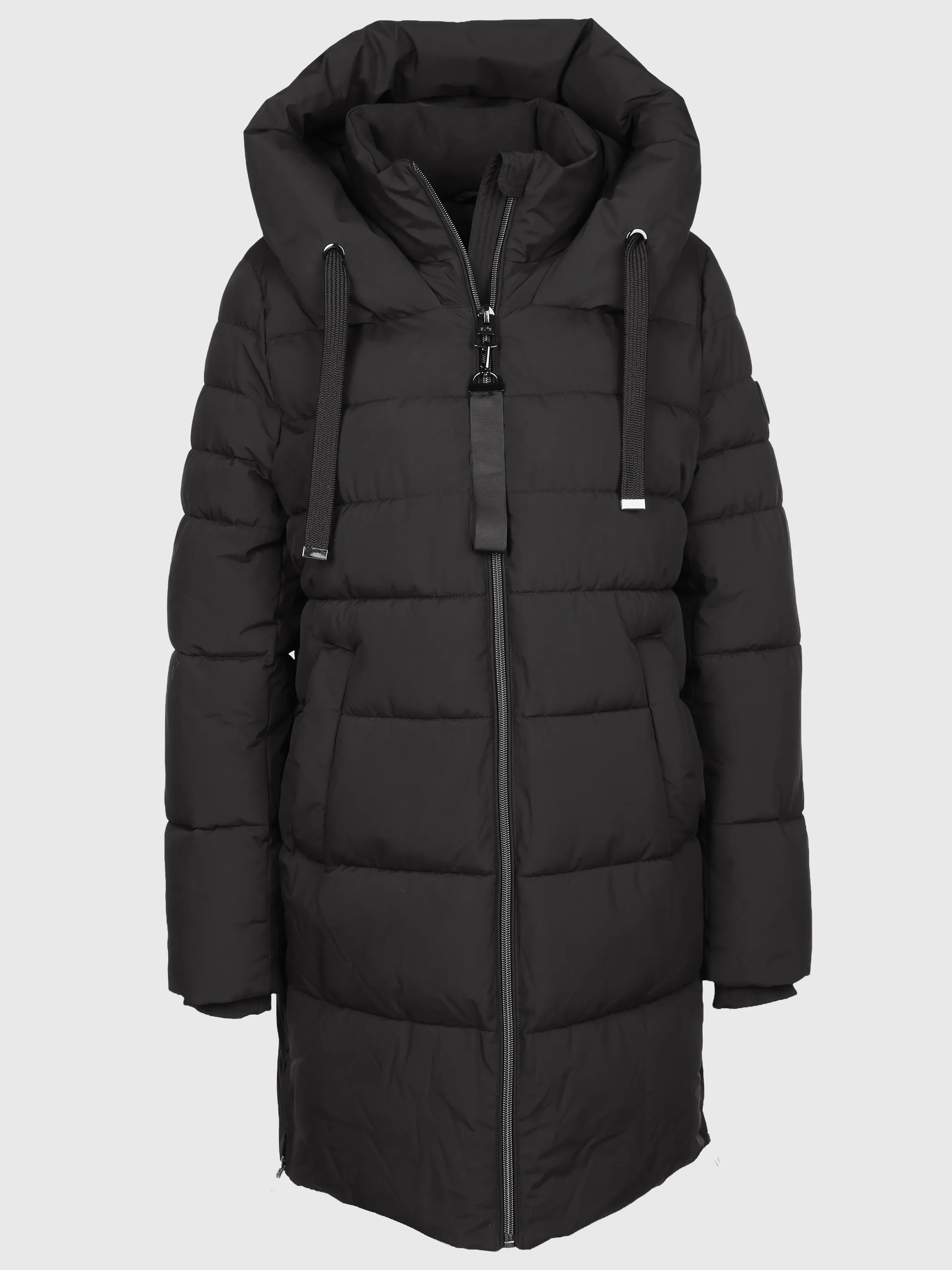 Sure Da-Steppmantel m. Kapuze Schwarz 929150 BLACK 1
