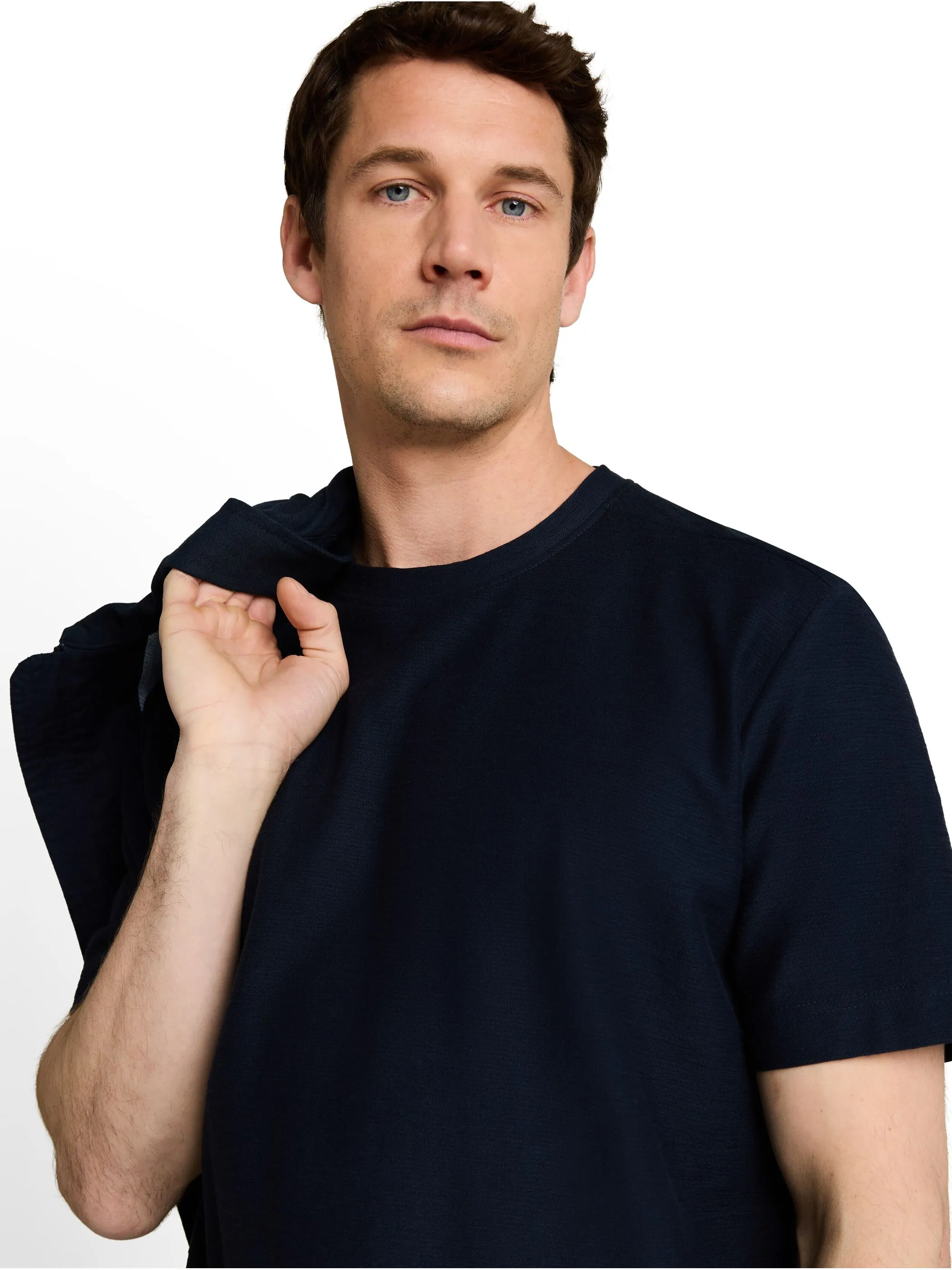 Tom Tailor 1051168 NOS structured  t-shirt Blau 926454 10668 3