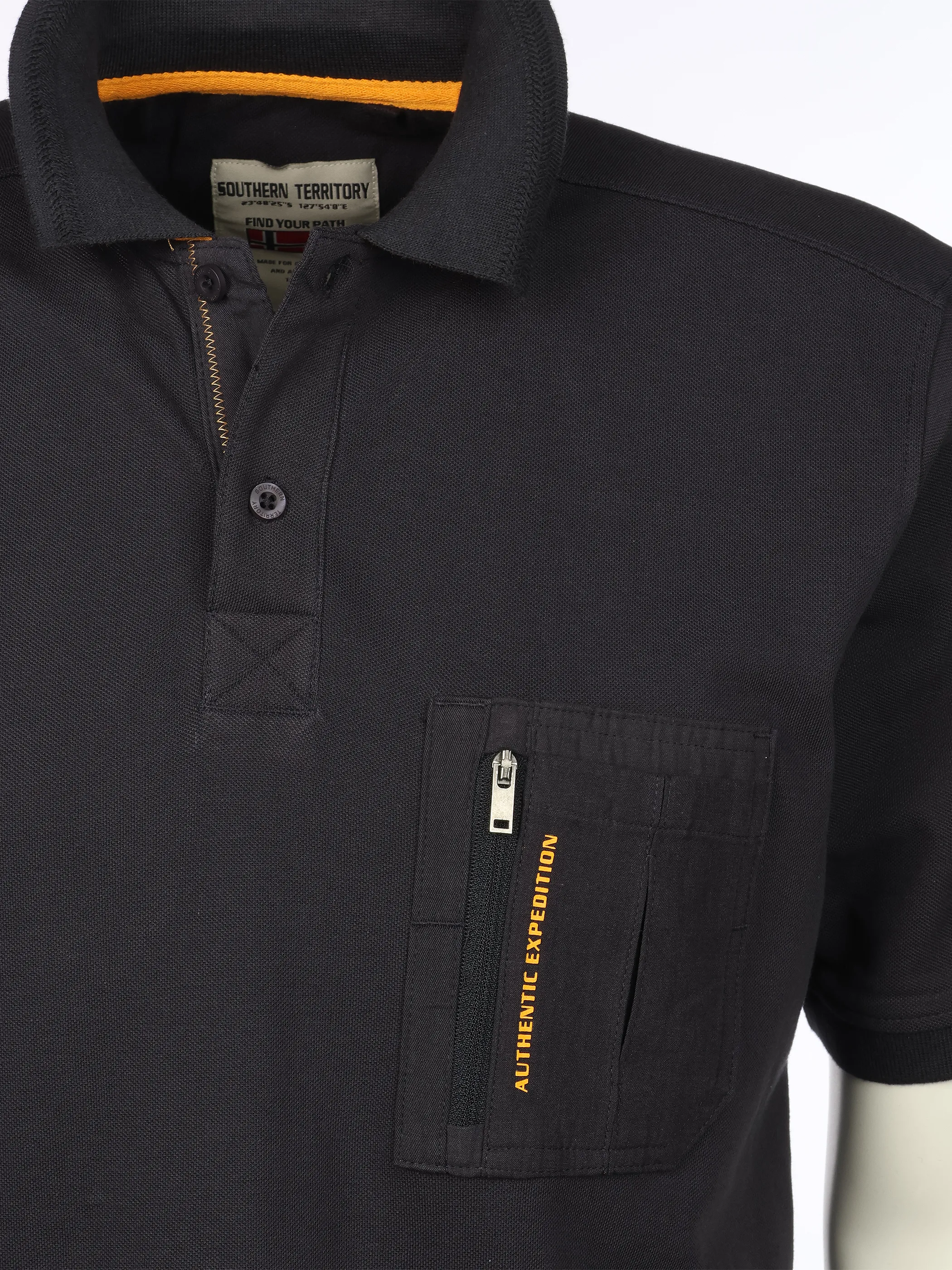 Southern Territory He. Poloshirt 1/2 Arm chestpoc Blau 924831 NAVY 4