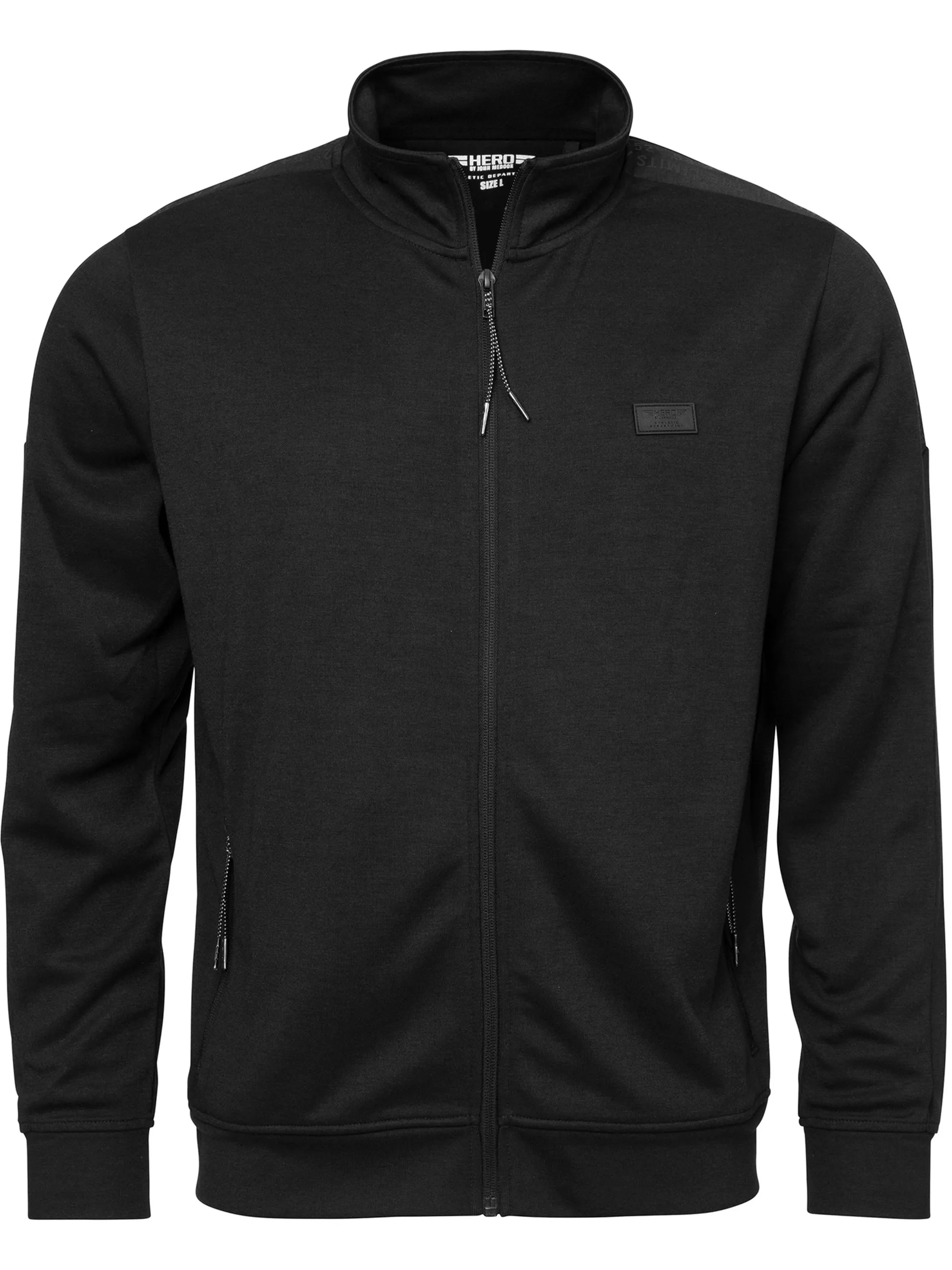 HERO by John Medoox 75220530006999 He-Sweatjacke Schwarz 905260 6999 4