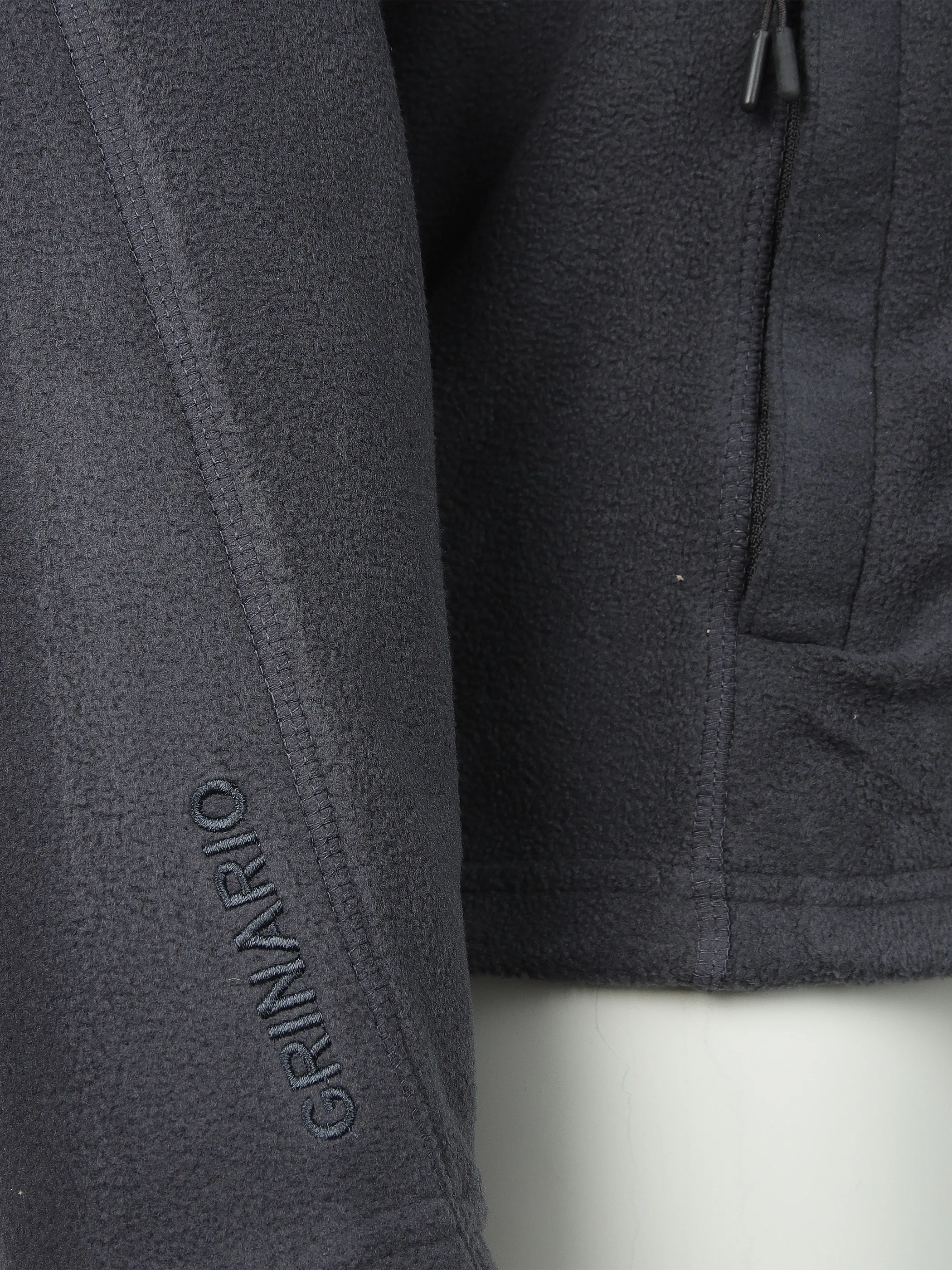 Grinario Sports He- Fleece Jacke Grau 912550 EBONY 4