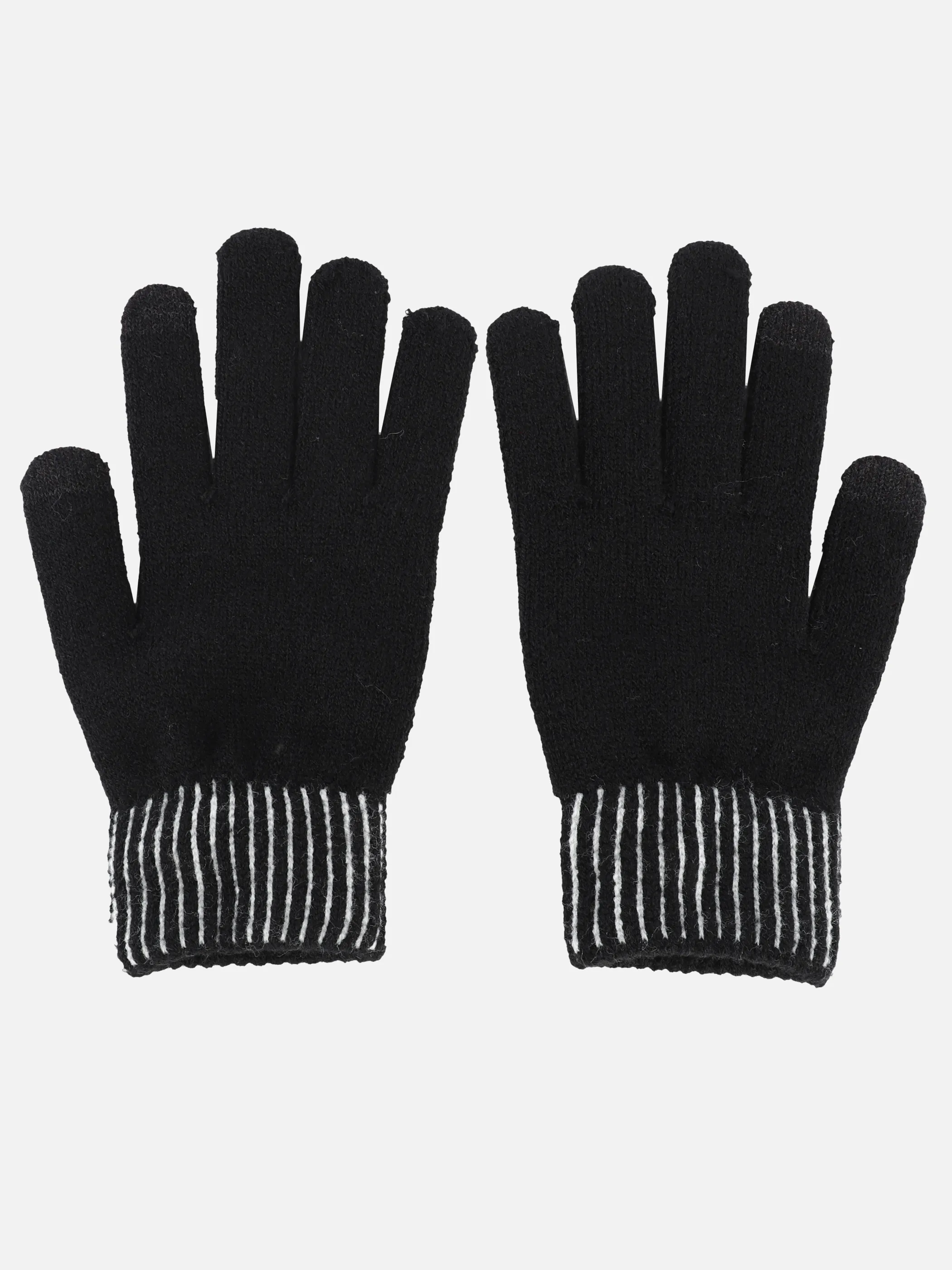 Jim Spencer He-Handschuhe m. Kontraststreifen Schwarz 915070 BLACK 1 Jim Spencer He-Handschuhe m. Kontraststreifen Schwarz 915070 BLACK 1