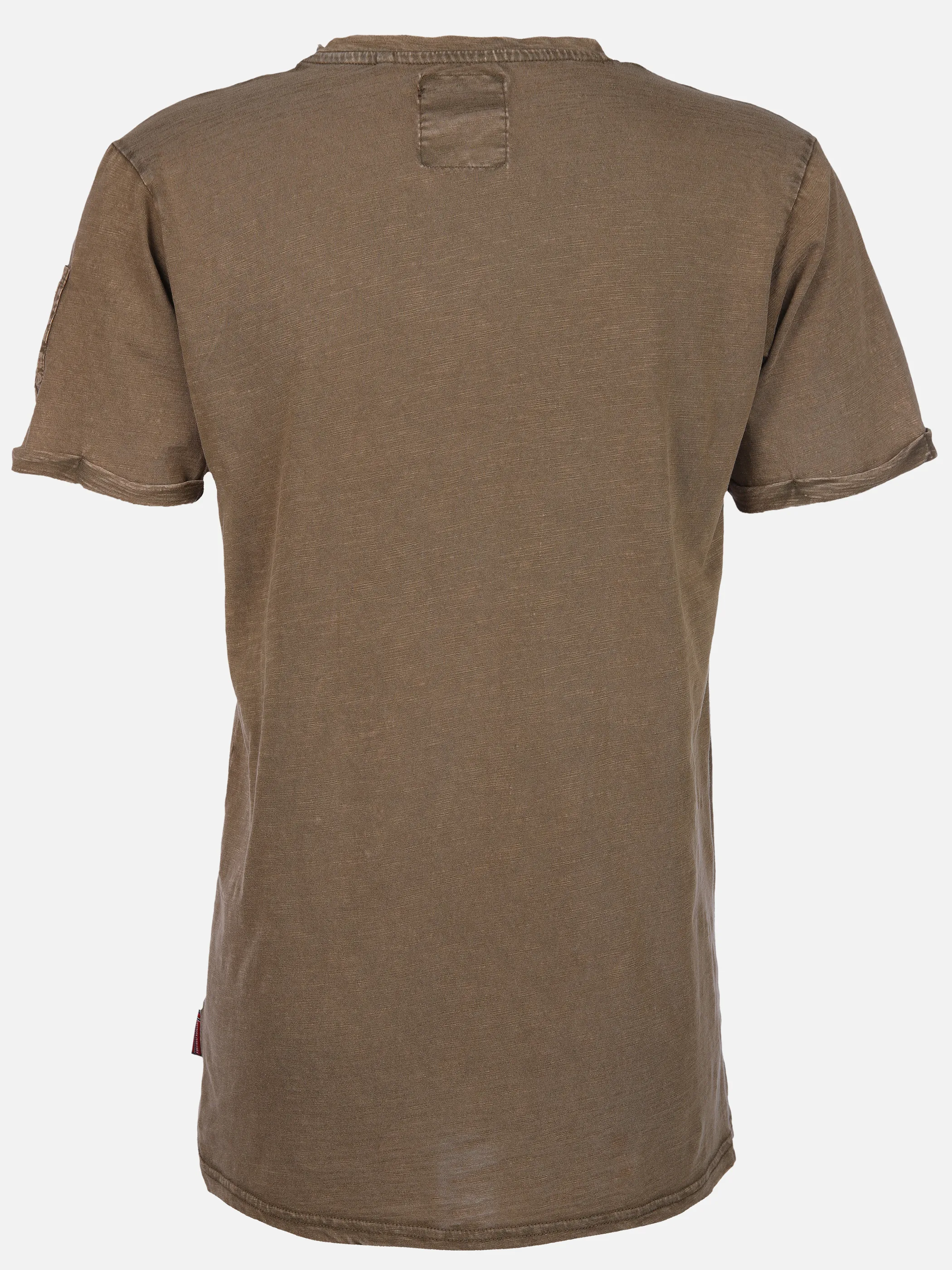 Southern Territory He. T-Shirt 1/2 Arm Logo oilwash Braun 905105 BROWN 2
