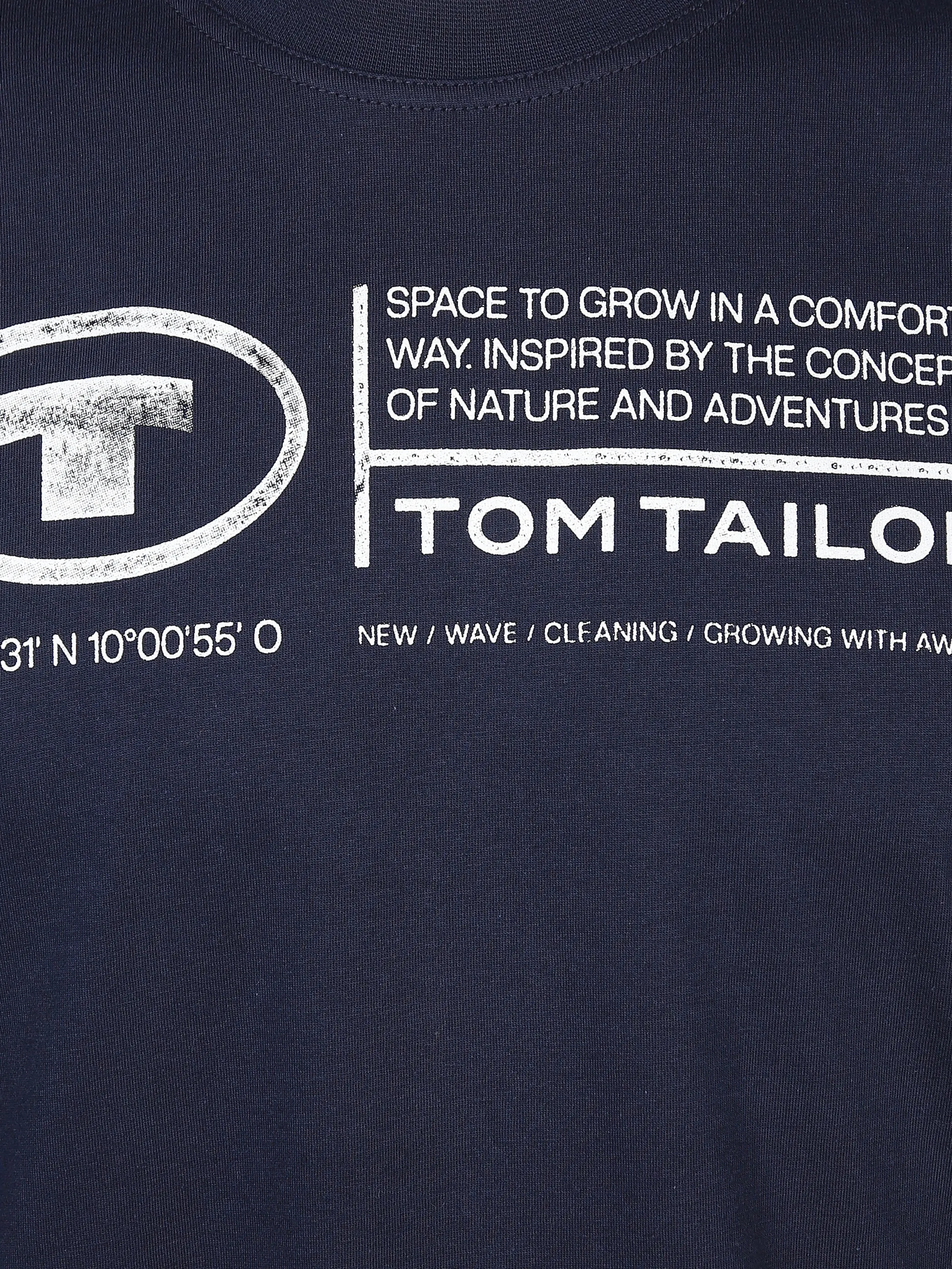 Tom Tailor 1035611 NOS printed crewneck t-shirt Blau 874939 10668 3