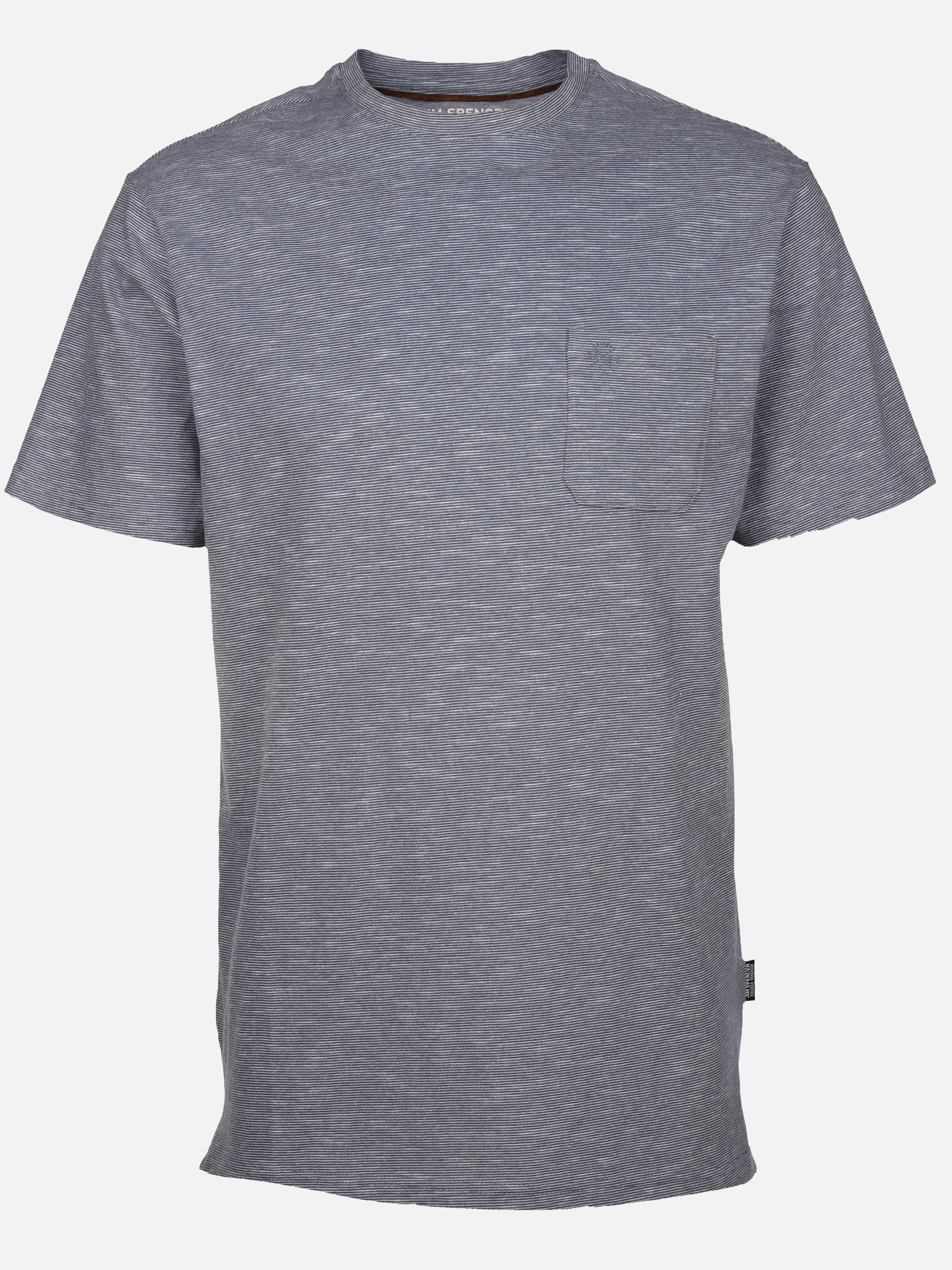 Jim Spencer He. T-Shirt 1/2 Arm grindle Blau 910839 BLUE 1 Jim Spencer He. T-Shirt 1/2 Arm grindle Blau 910839 BLUE 1