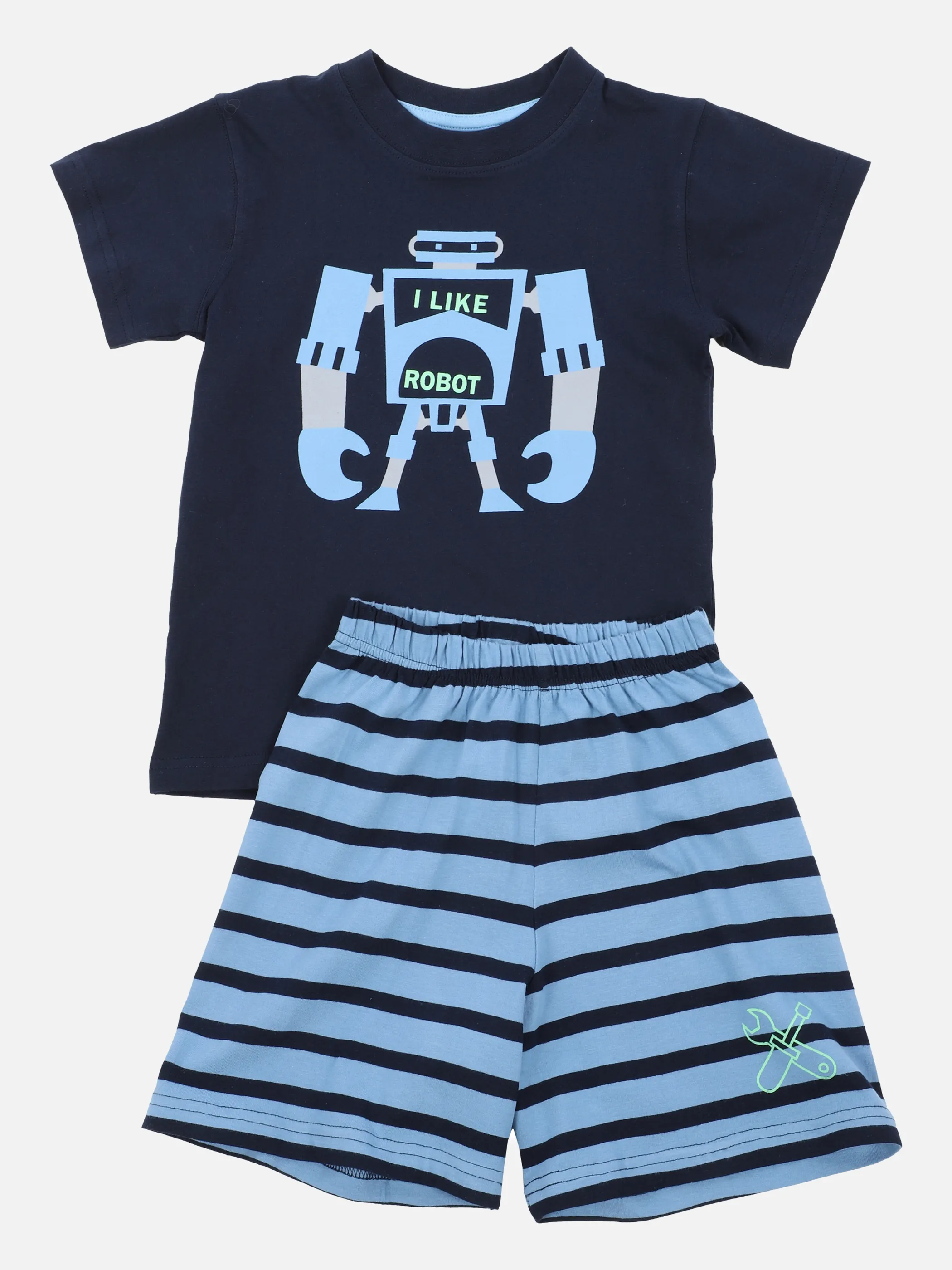 Stop + Go MB Shorty Set Roboter Hug Me Blau 862681 DARK SAPHI 1 Stop + Go MB Shorty Set Roboter Hug Me Blau 862681 DARK SAPHI 1