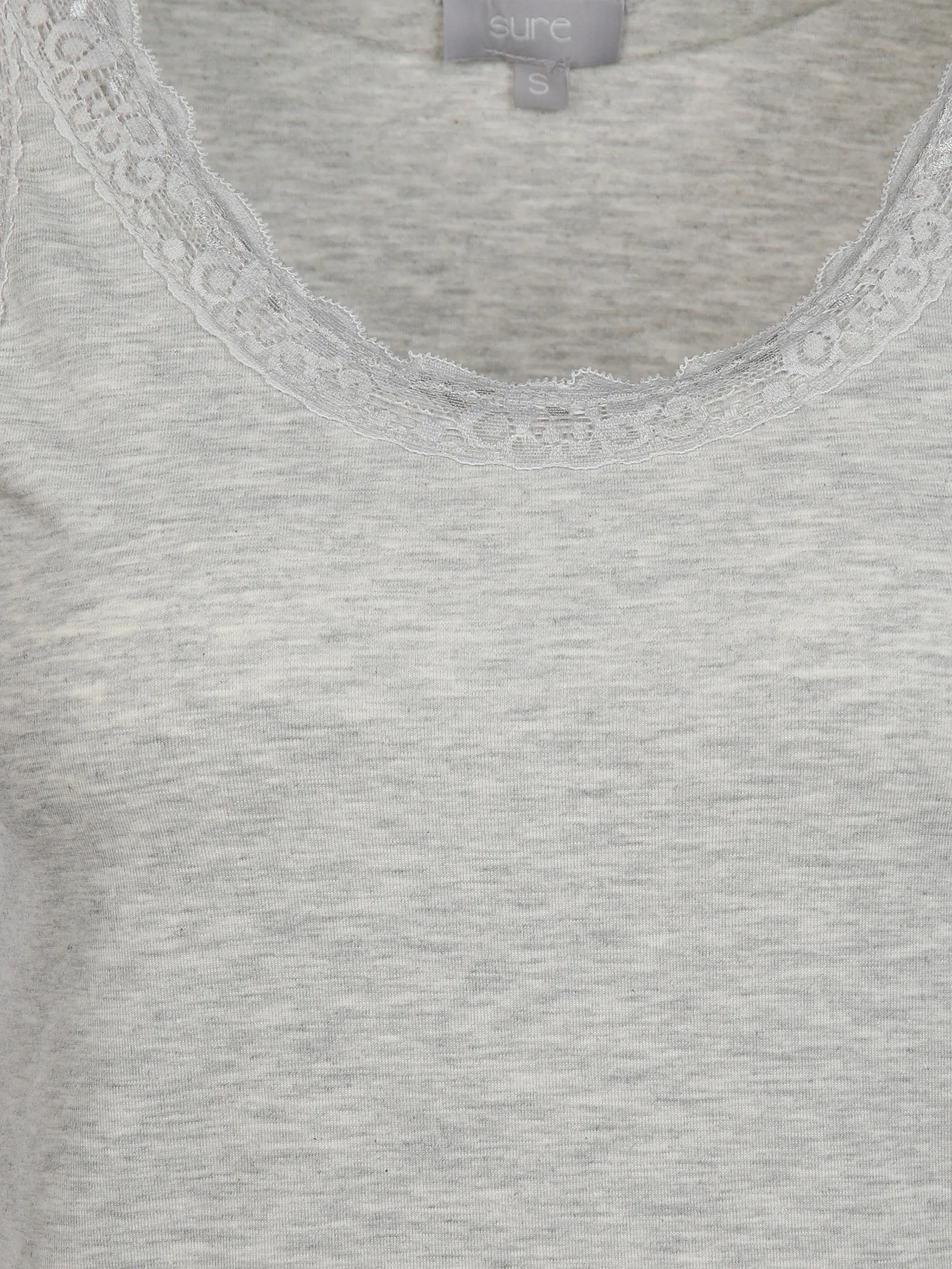 Sure Da-Top m. Spitzendetail Grau 893038 GREYMEL 3