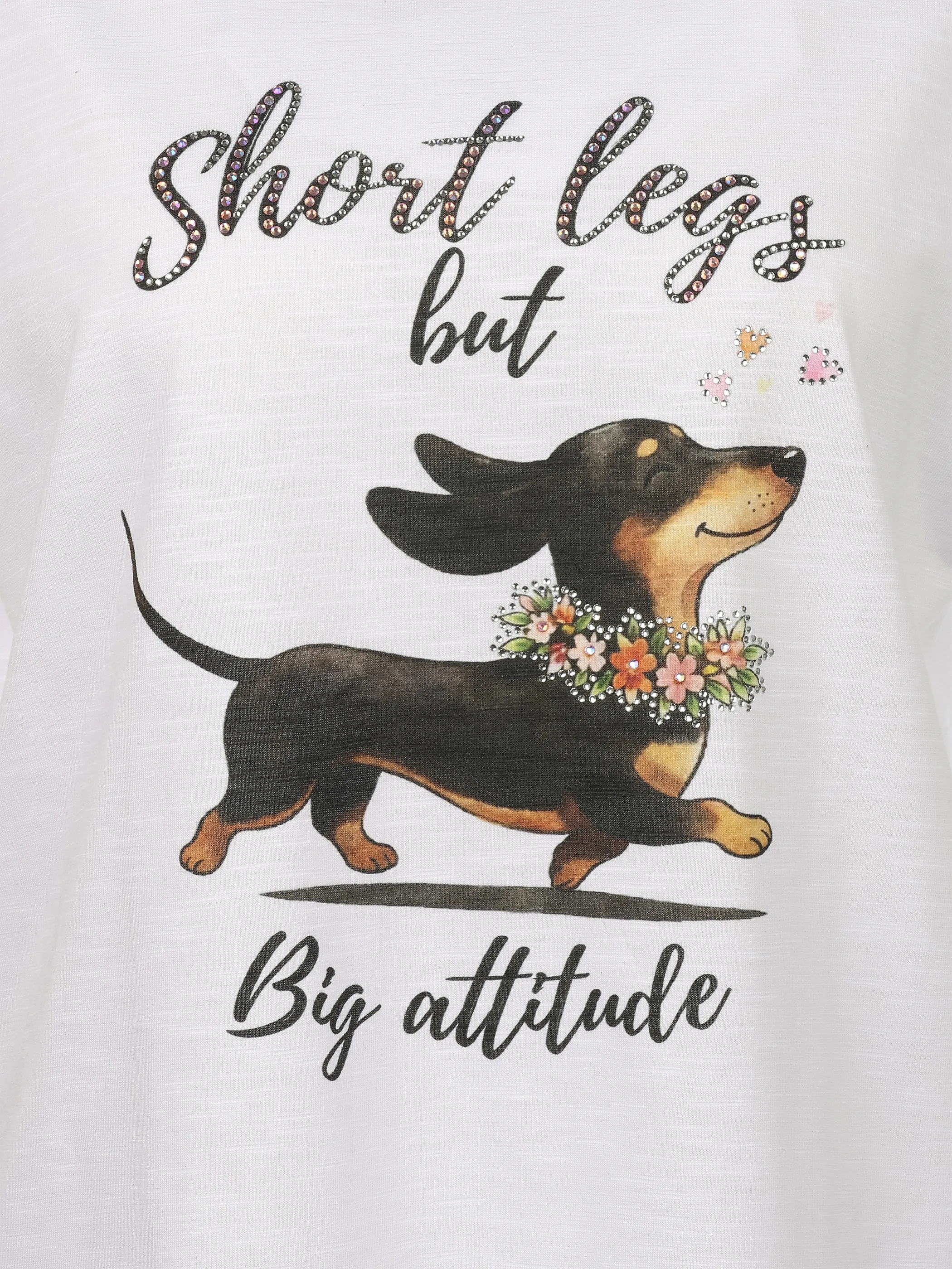 Sure Da. T-shirt m. Motivprint Weiß 932208 WEIß 3