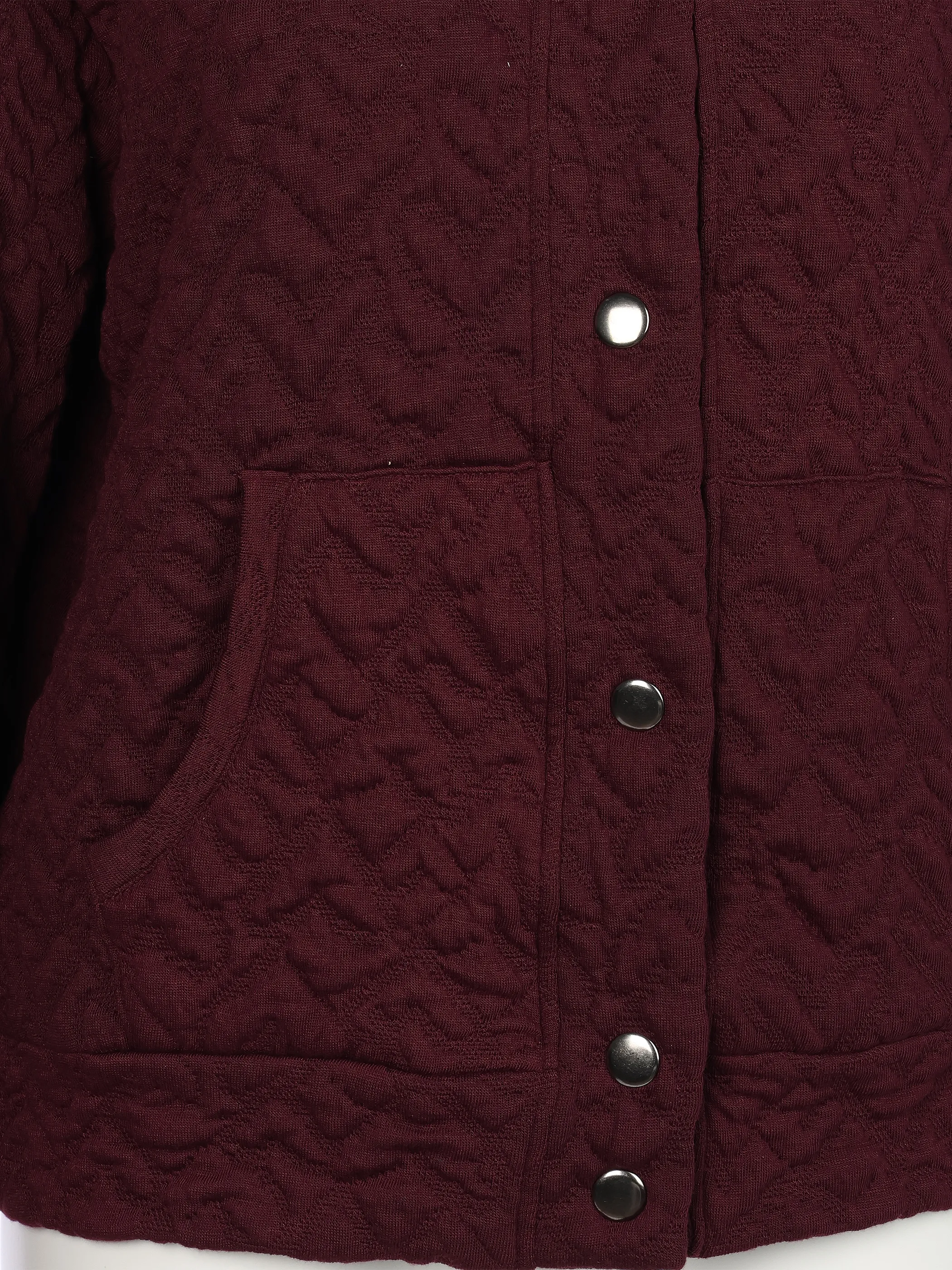 Sure Da-Sweatjacke in Cloquéware Lila 921259 FUDGE 3