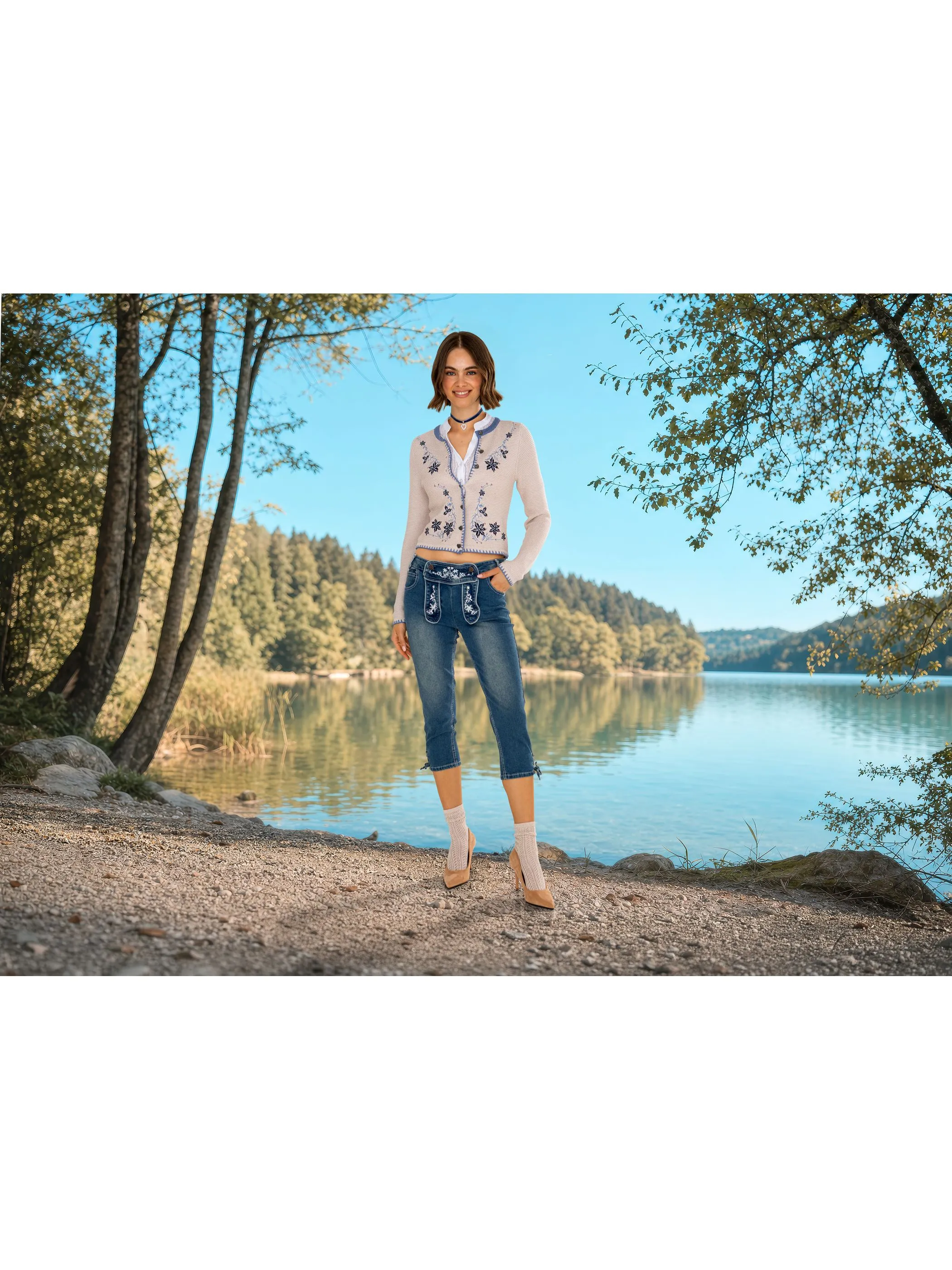 Brandl Tracht Da-Strickjacke Trachten Beige 918383 20000 4