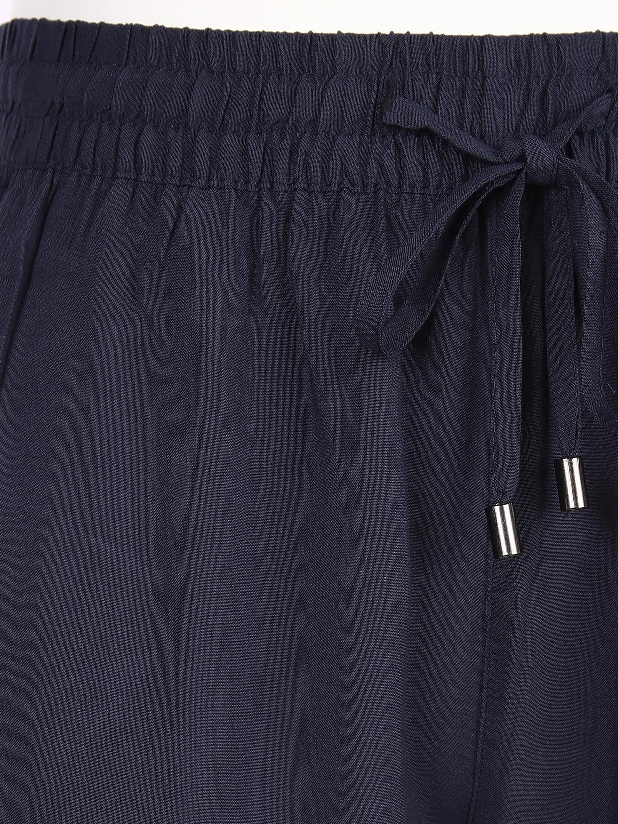 Sure Da-Viskose-Hose unifarben Blau 850529 NAVY 3 Sure Da-Viskose-Hose unifarben Blau 850529 NAVY 3