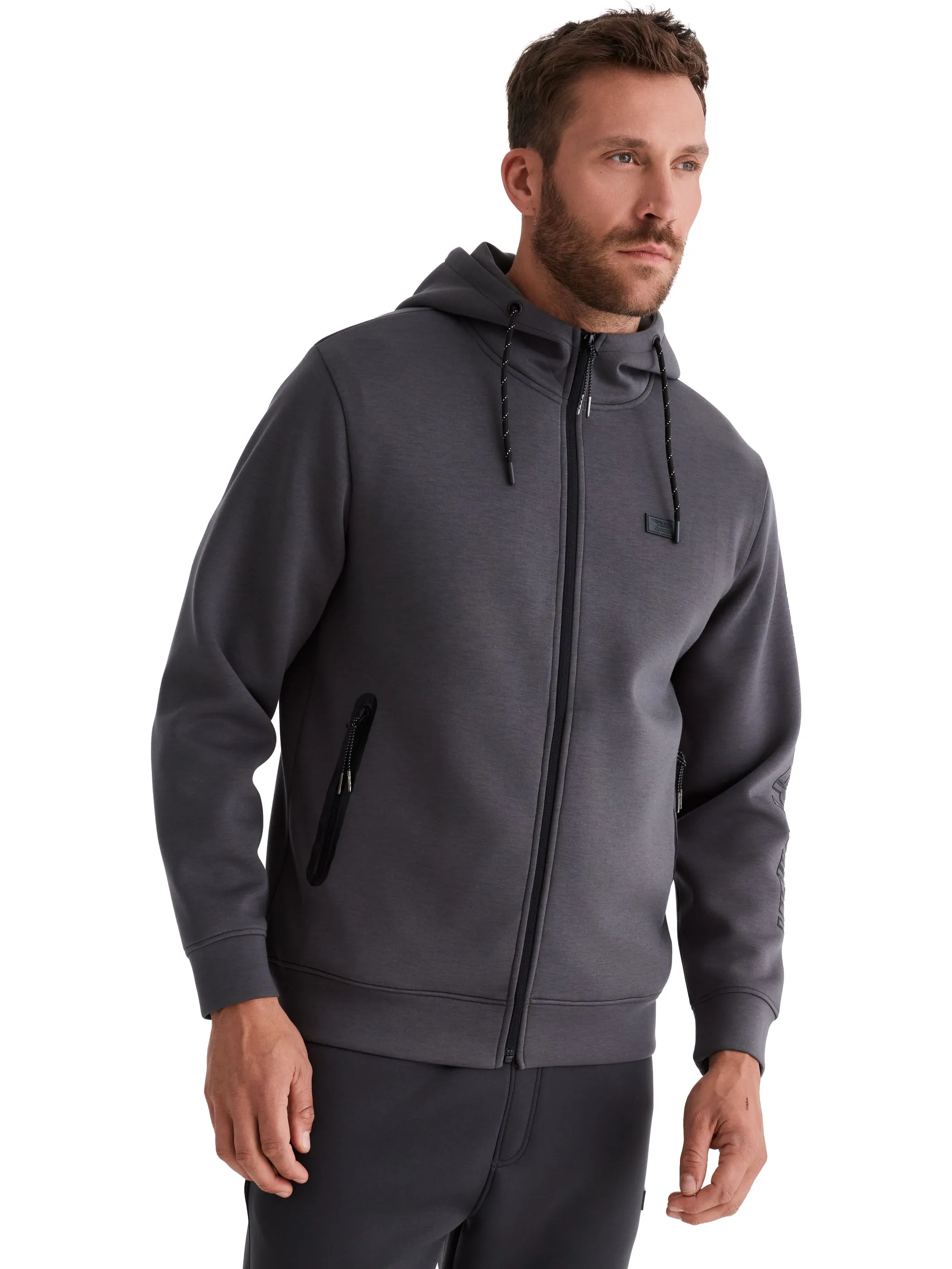 Stooker Athletic 75220580006351 He-Sweatjacke SPENCER Grau 928337 6351 1