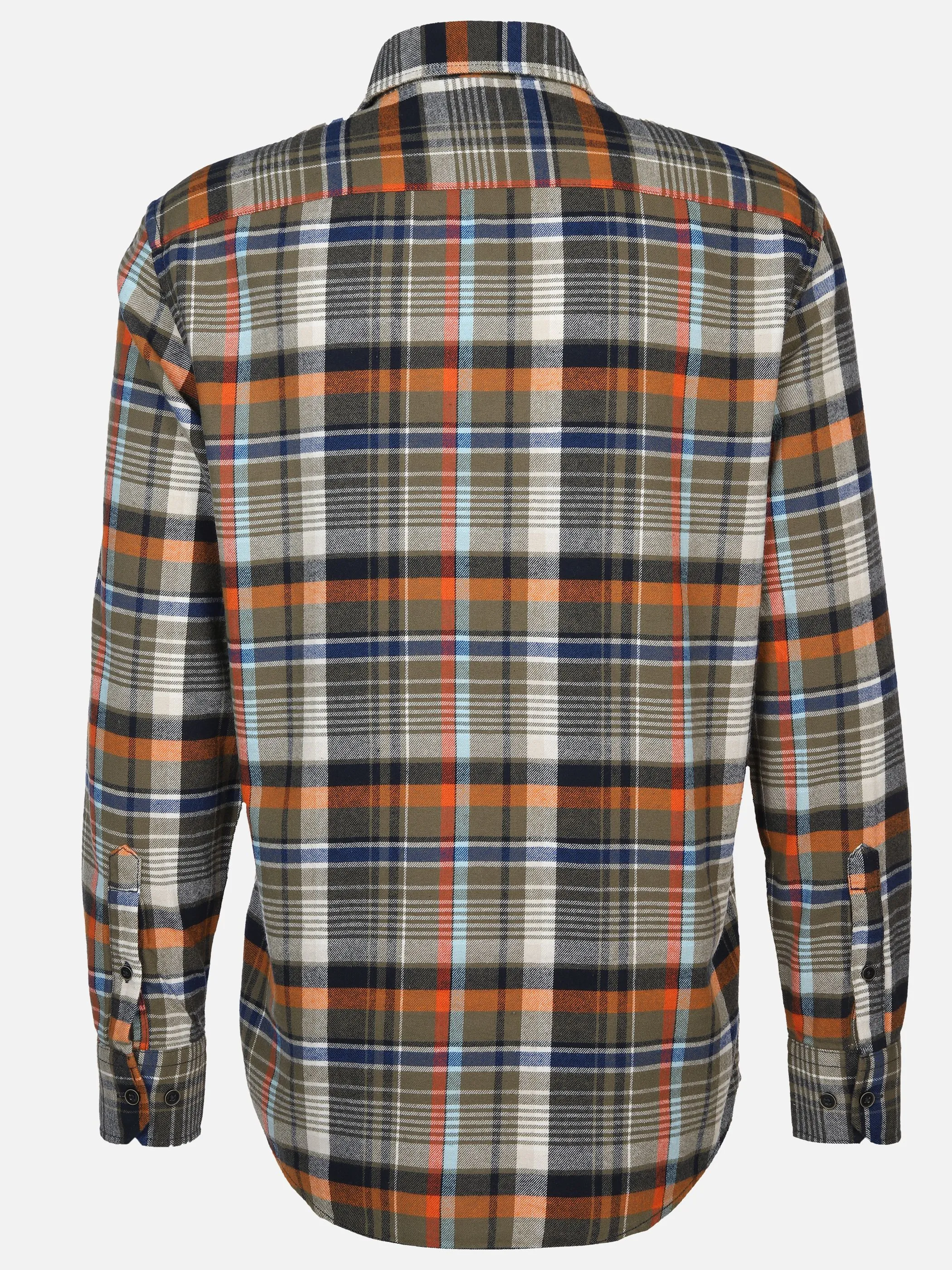 Jim Spencer He. Flanellhemd 1/1 Arm brushed Oliv 897673 KHAKI 2 Jim Spencer He. Flanellhemd 1/1 Arm brushed Oliv 897673 KHAKI 2