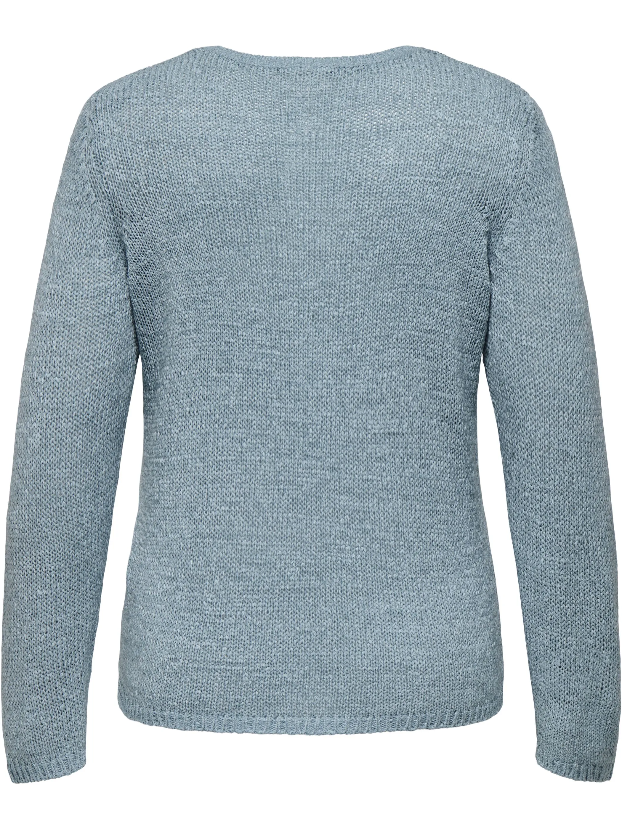 Only Carmakoma 15352725 CARGEENA L/S V-NECK K Blau 913103 180003 2