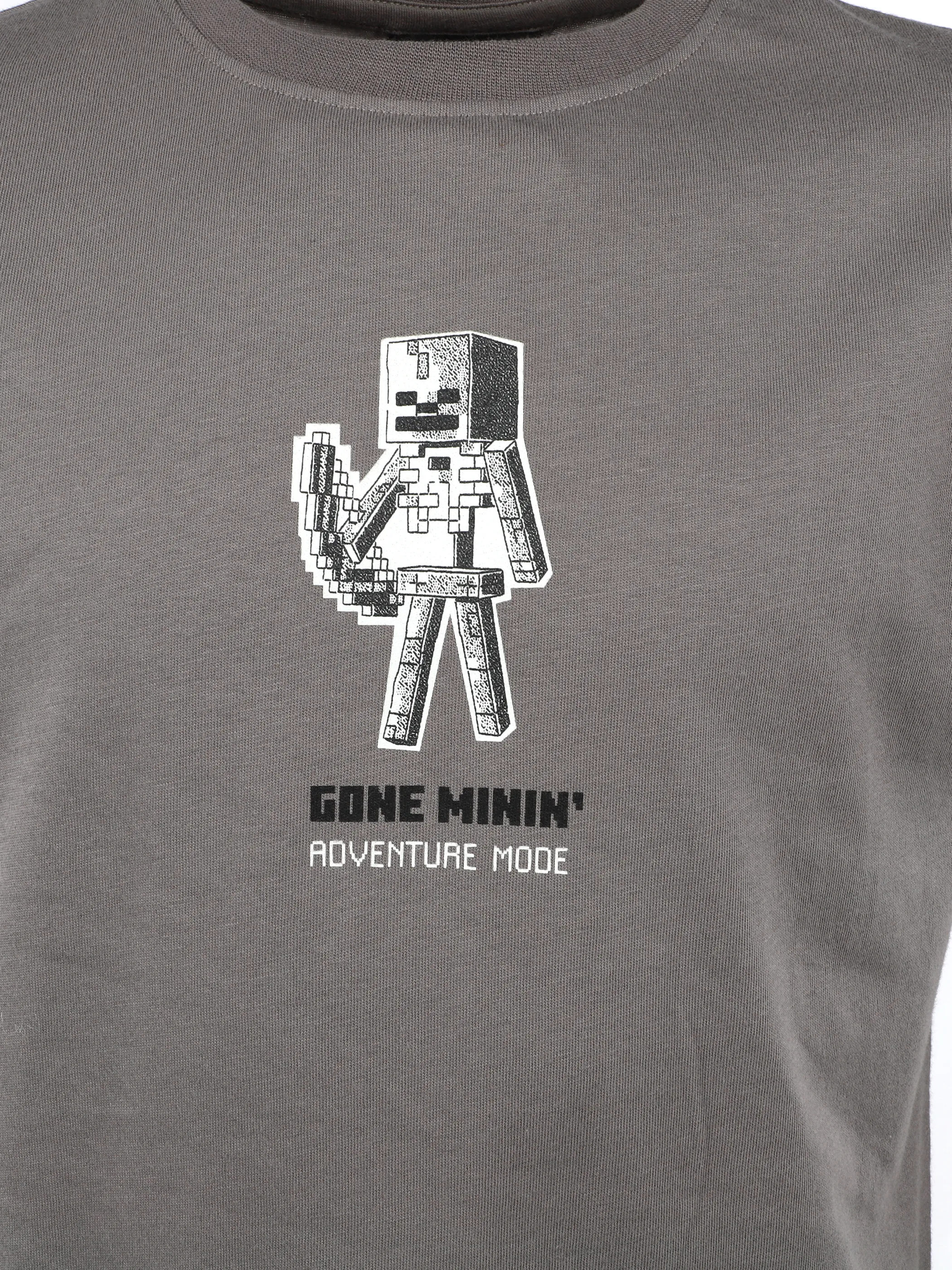 Minecraft TB Minecraft T-shirt FP + BP in Grau Grau 923555 GRAU 3