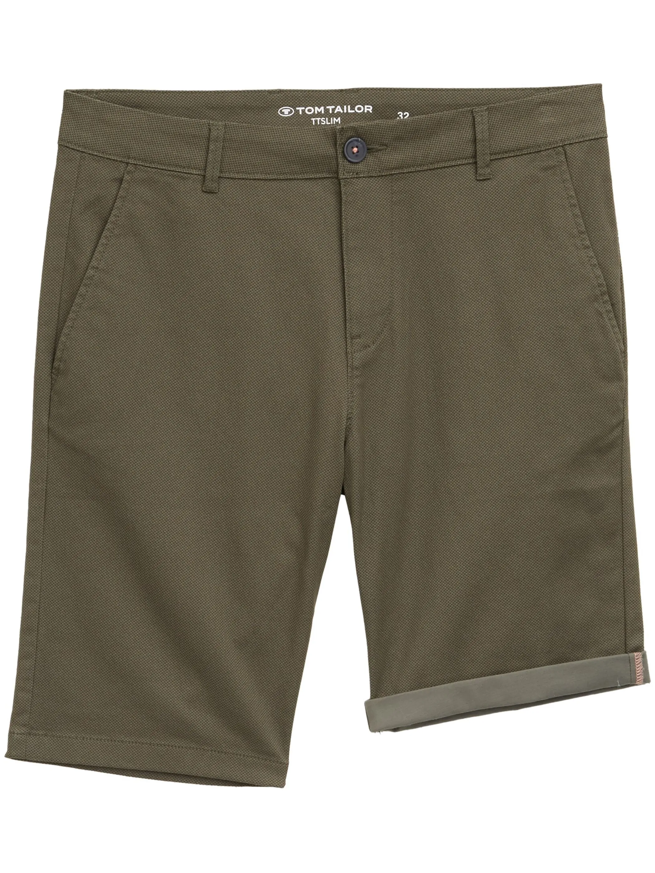 Tom Tailor 1047143 slim chino shorts Grün 905889 37215 5