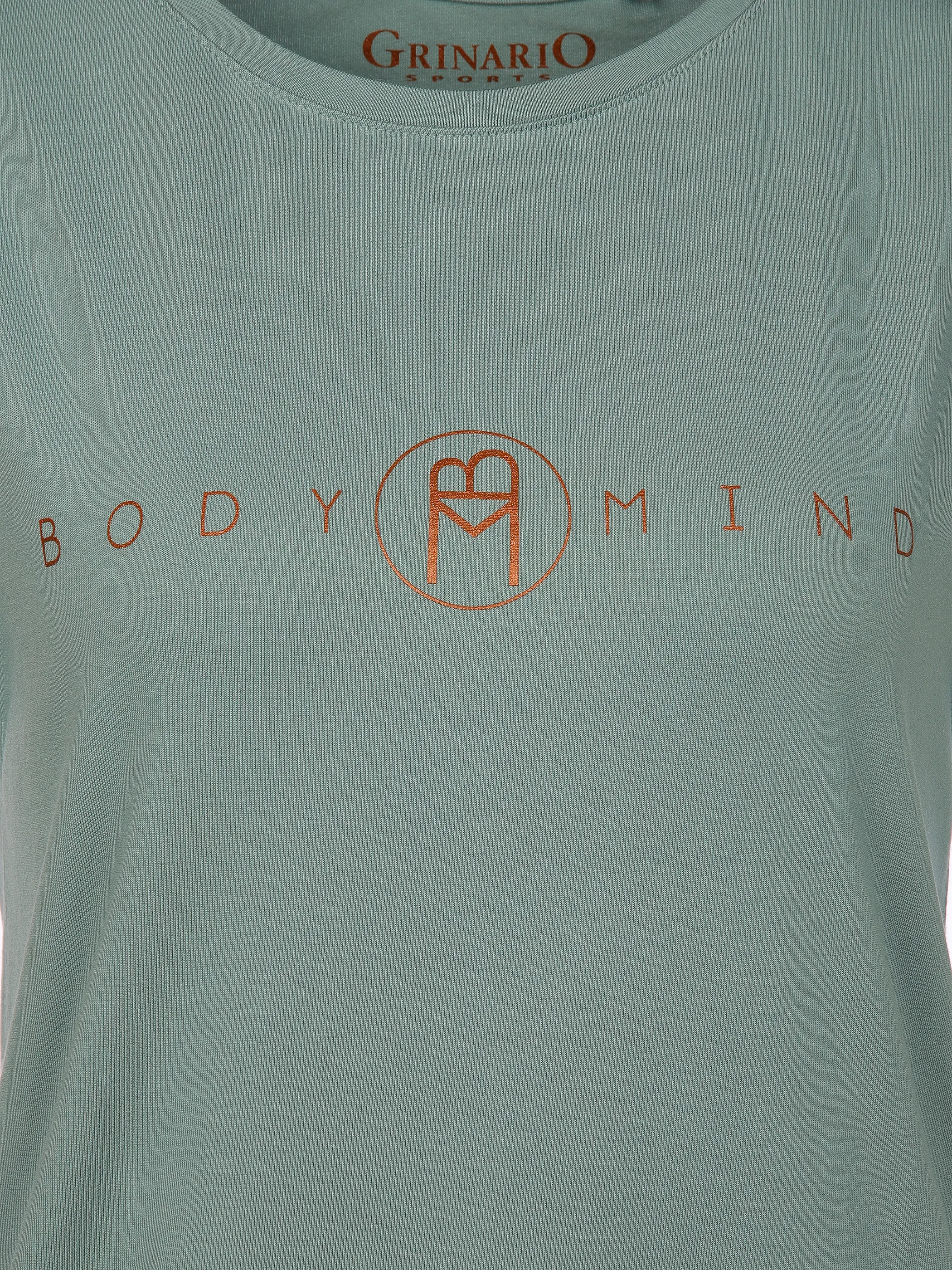 Grinario Sports Da- T-Shirt mit Gummizug Grün 905956 GREEN 3