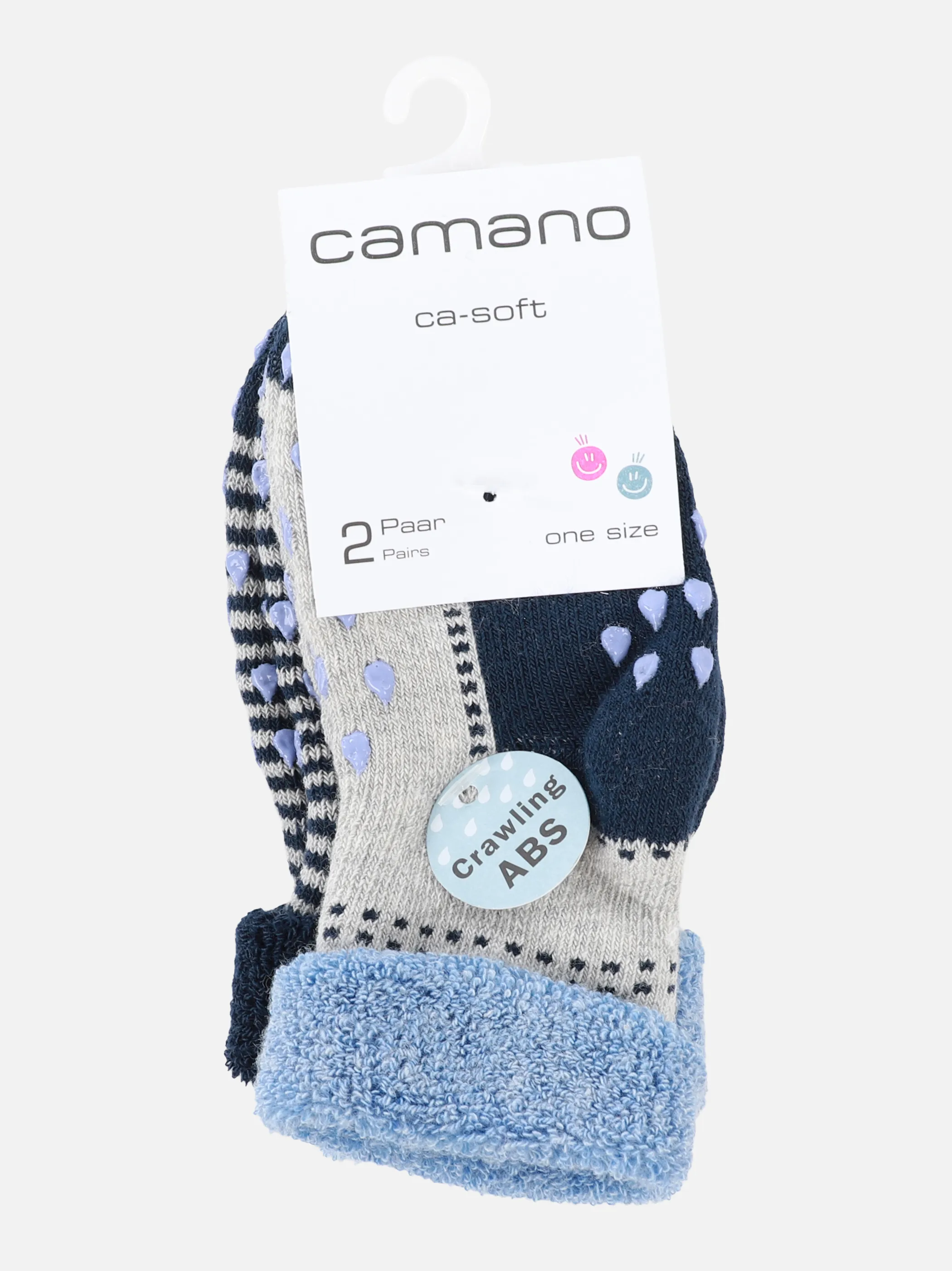 Camano 1106008 Baby ABS Socken 2er Pa Blau 861566 5801 3