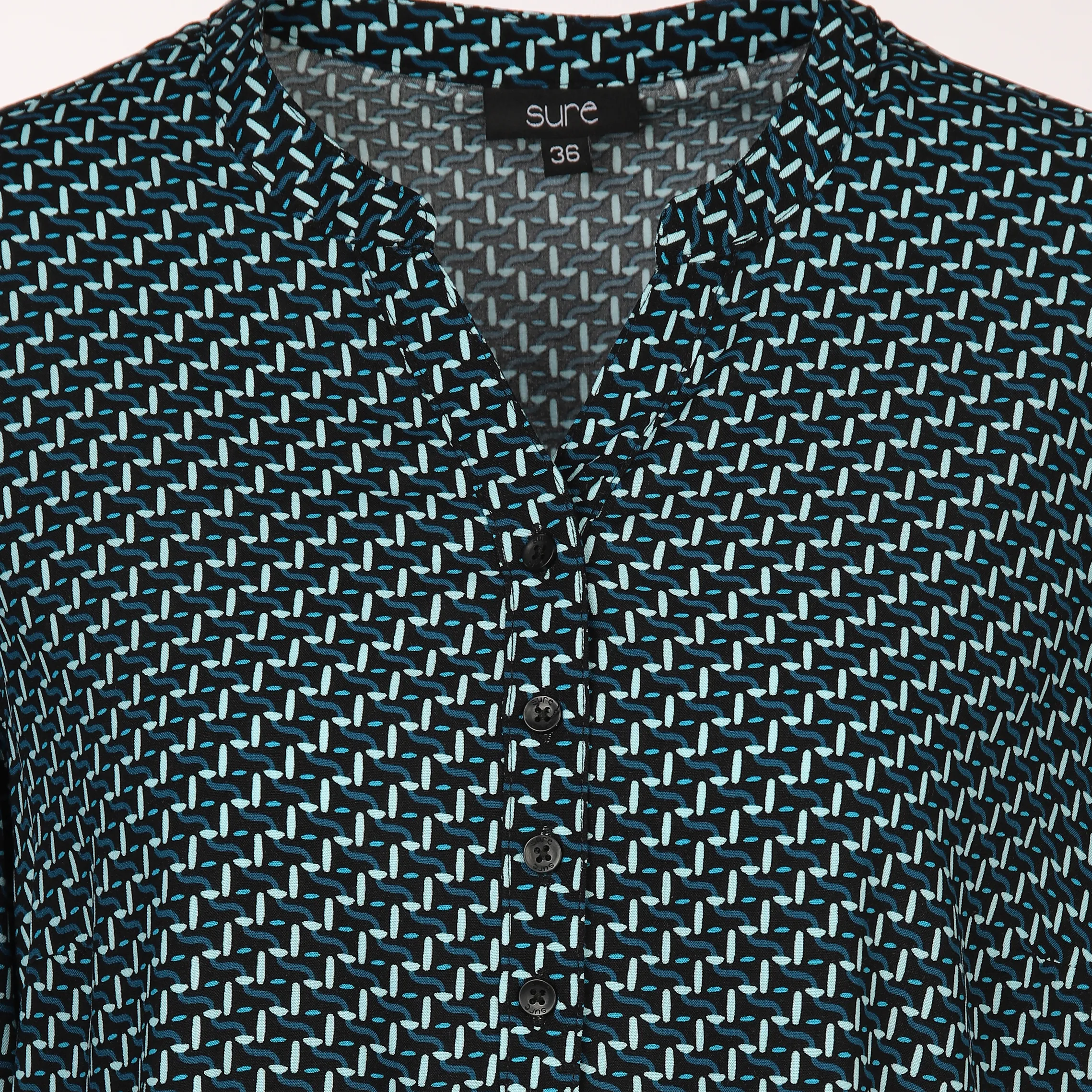 Sure Da-Viskose-Bluse 1/1 Arm Schwarz 881798 SCHWARZ GE 3 Sure Da-Viskose-Bluse 1/1 Arm Schwarz 881798 SCHWARZ GE 3