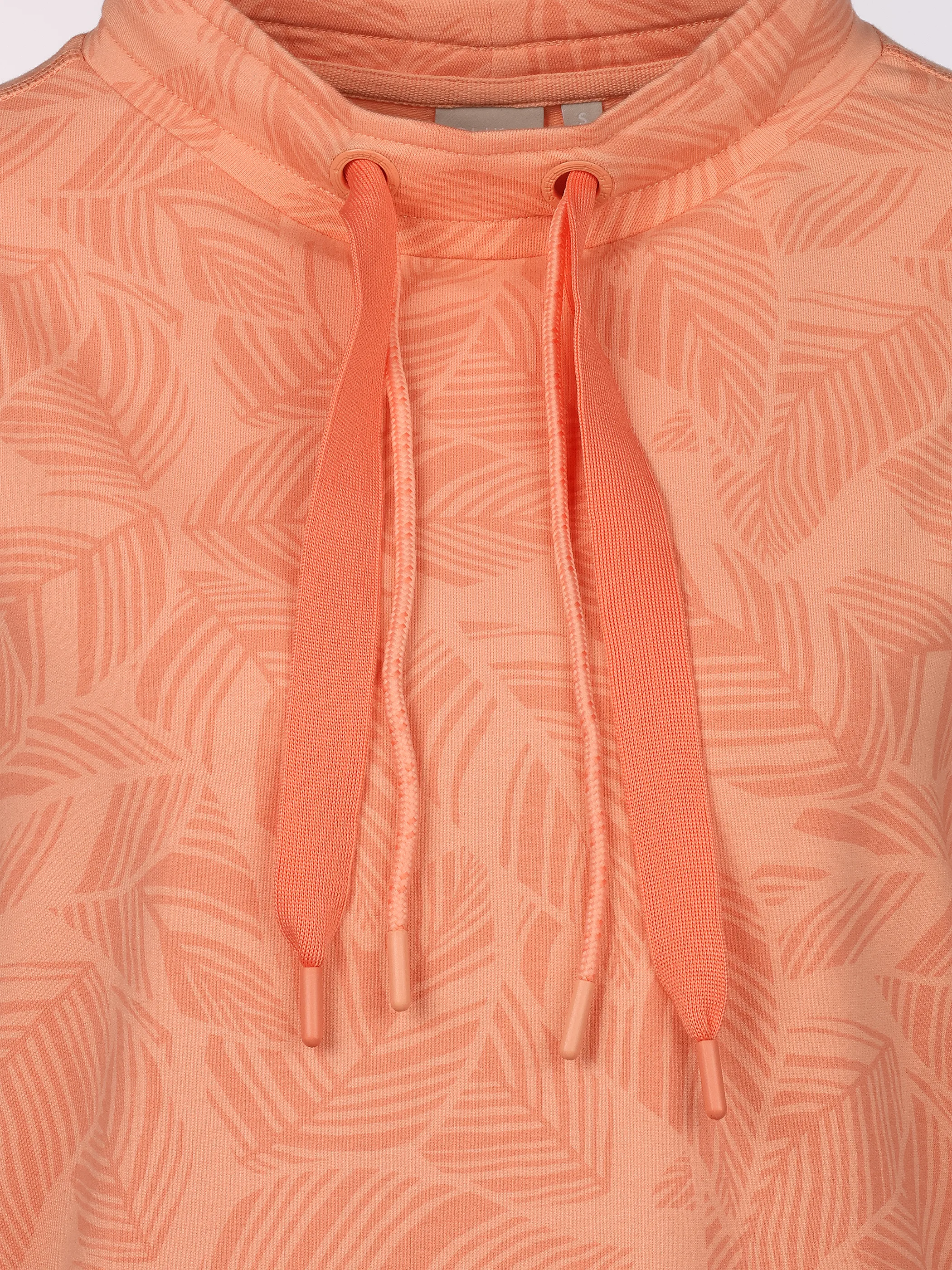 Sure Da-Sweatshirt m. Print Orange 920606 PEACH 3