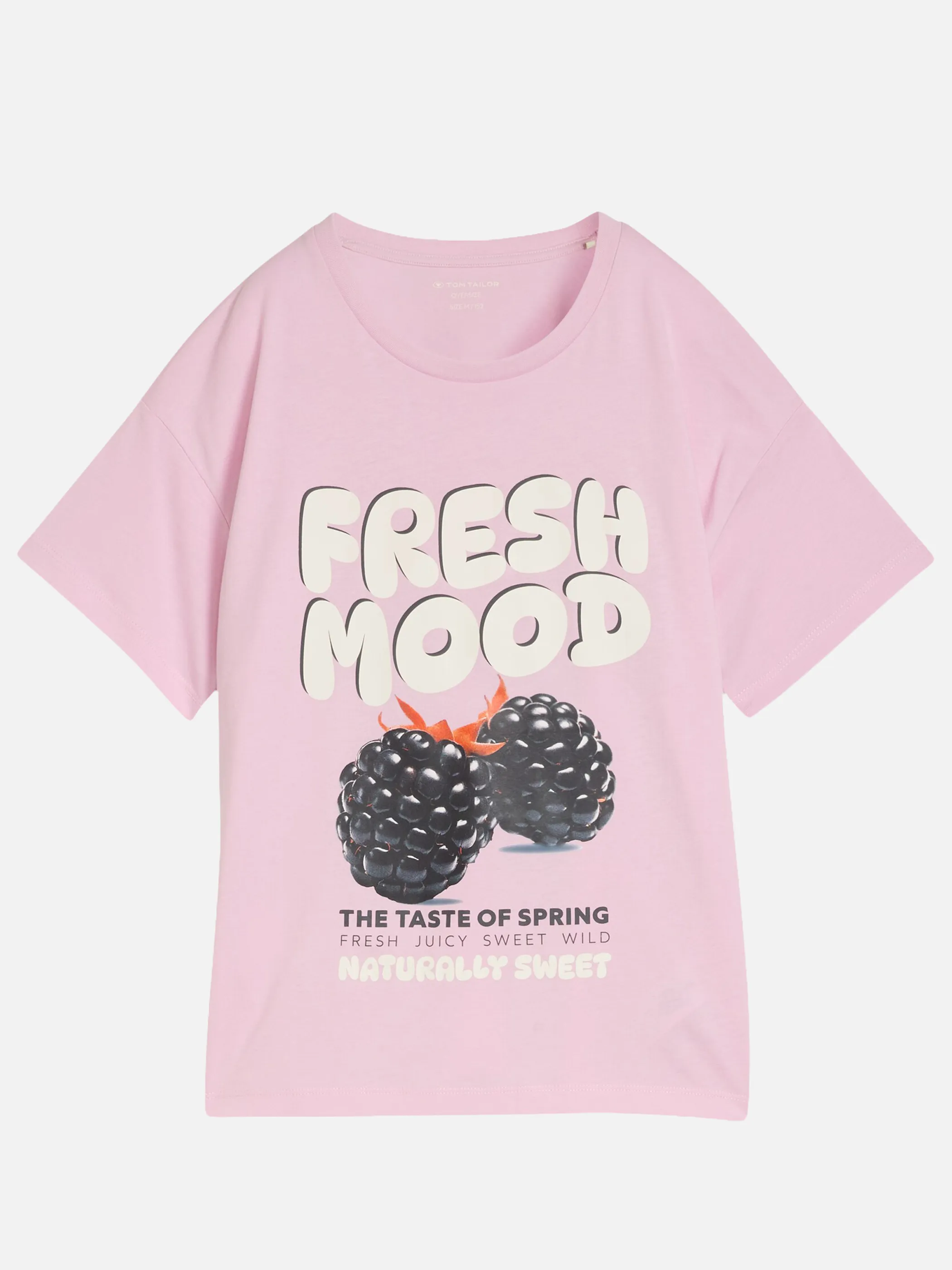 Tom Tailor 1050059 oversized printed t-shirt Pink 928015 38250 1