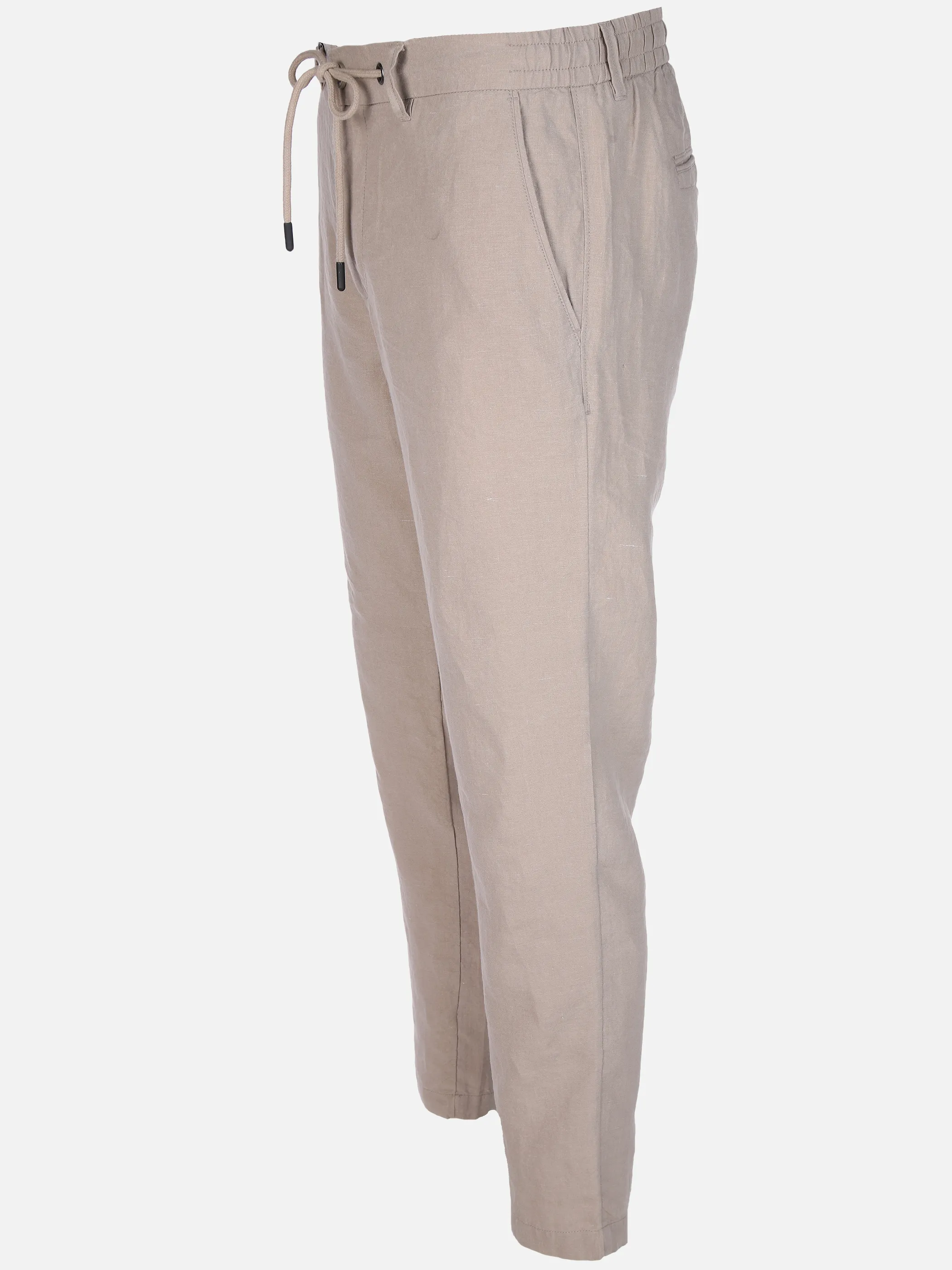 Jim Spencer He. Leinenhose Relax Grau 891011 STONE 3