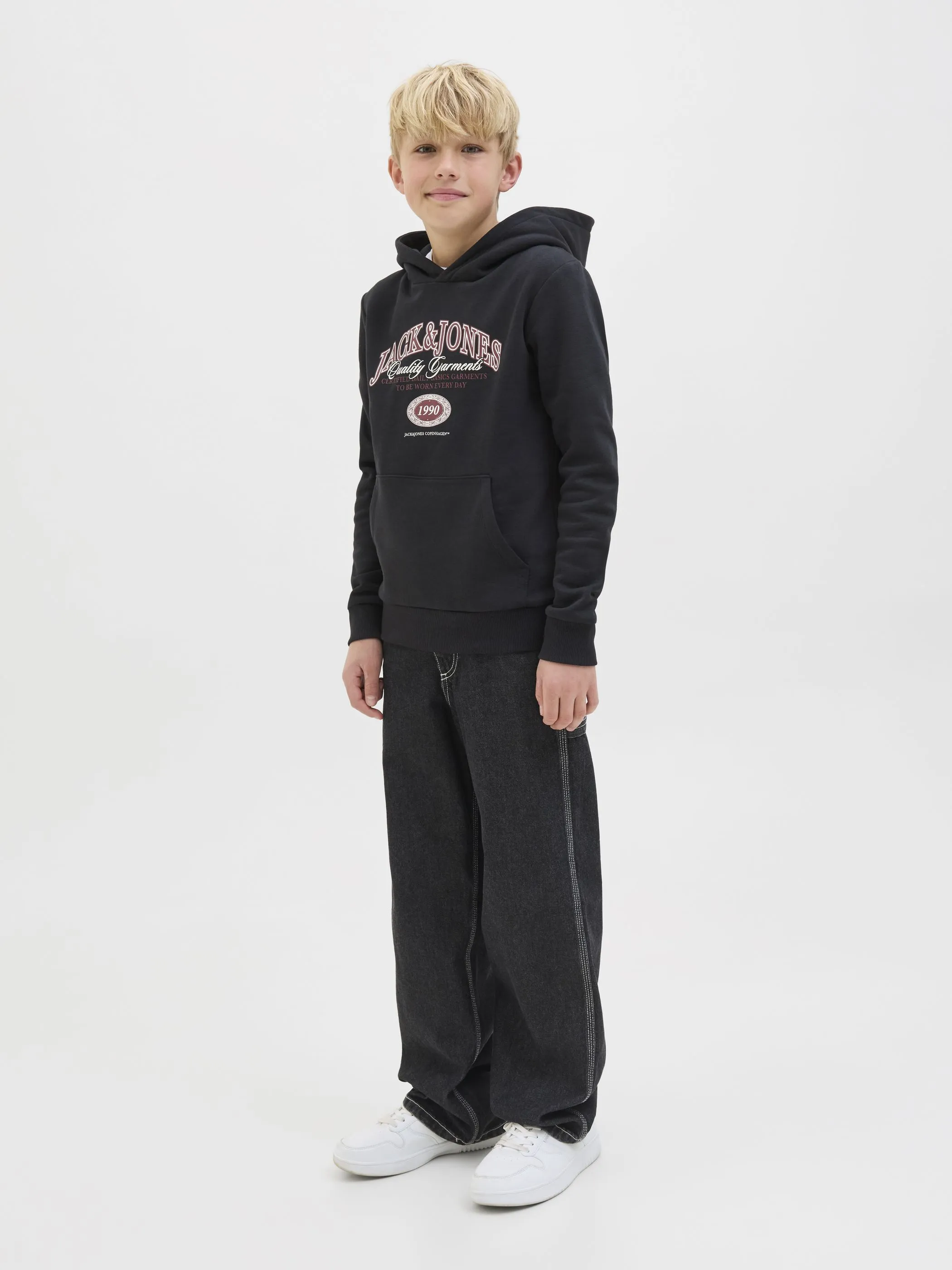 Jack&Jones Junior 12289751 JJARI BRANDING SWEAT Schwarz 918392 178012 4 Jack&Jones Junior 12289751 JJARI BRANDING SWEAT Schwarz 918392 178012 4