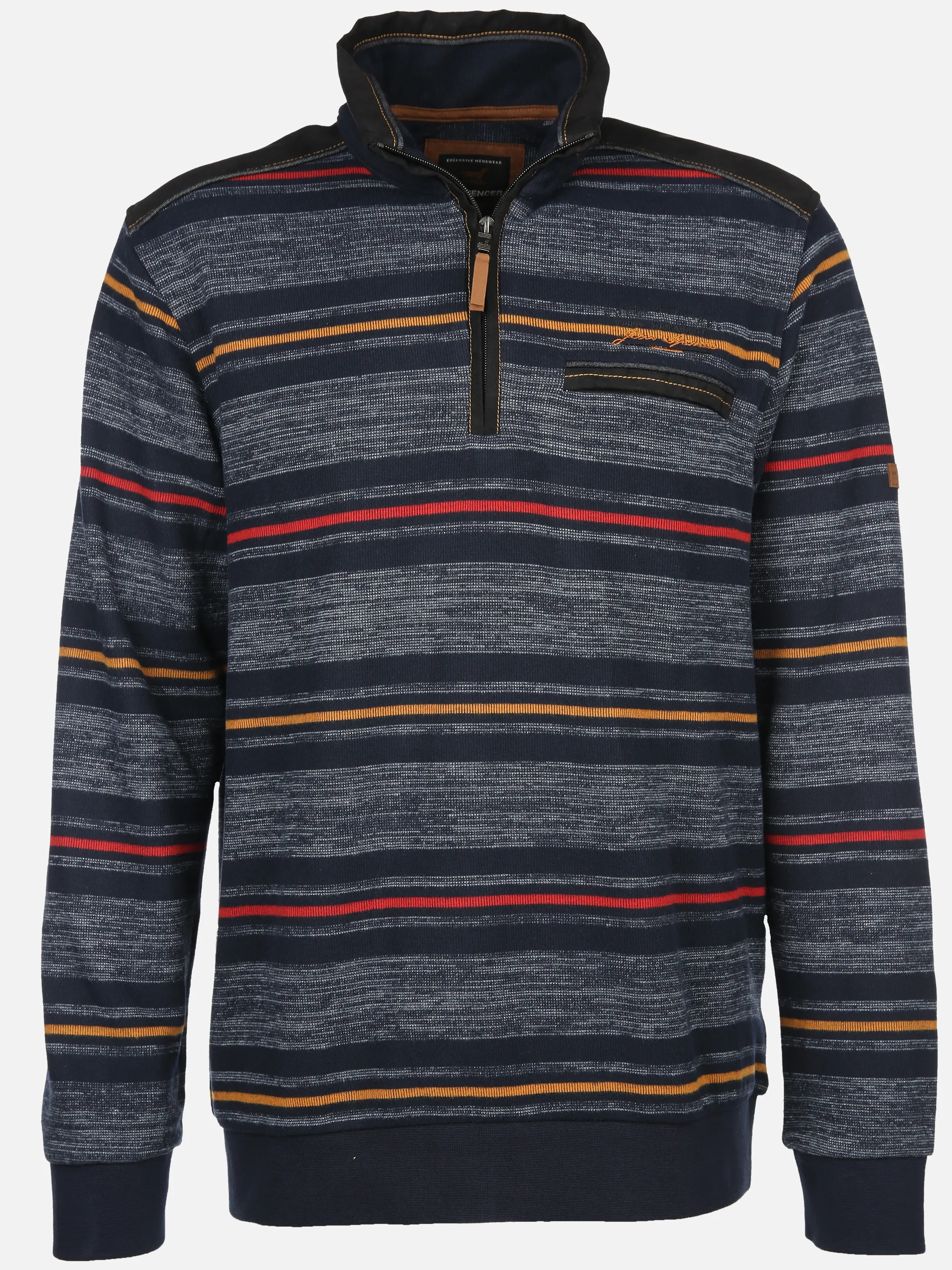 Jim Spencer He. Sweattroyer RV melange Blau 900230 NAVY 1 Jim Spencer He. Sweattroyer RV melange Blau 900230 NAVY 1