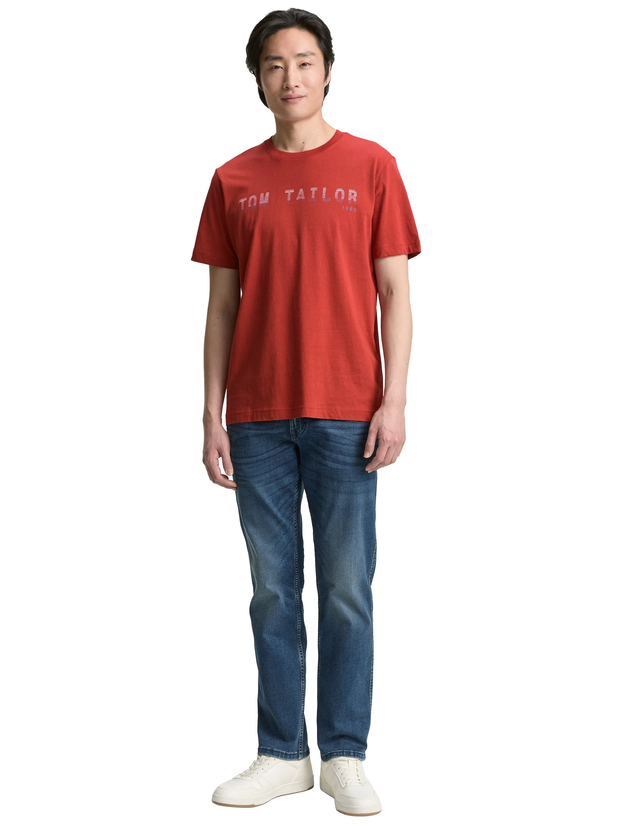 Tom Tailor 1046789 t-shirt with print Rot 910584 14302 4