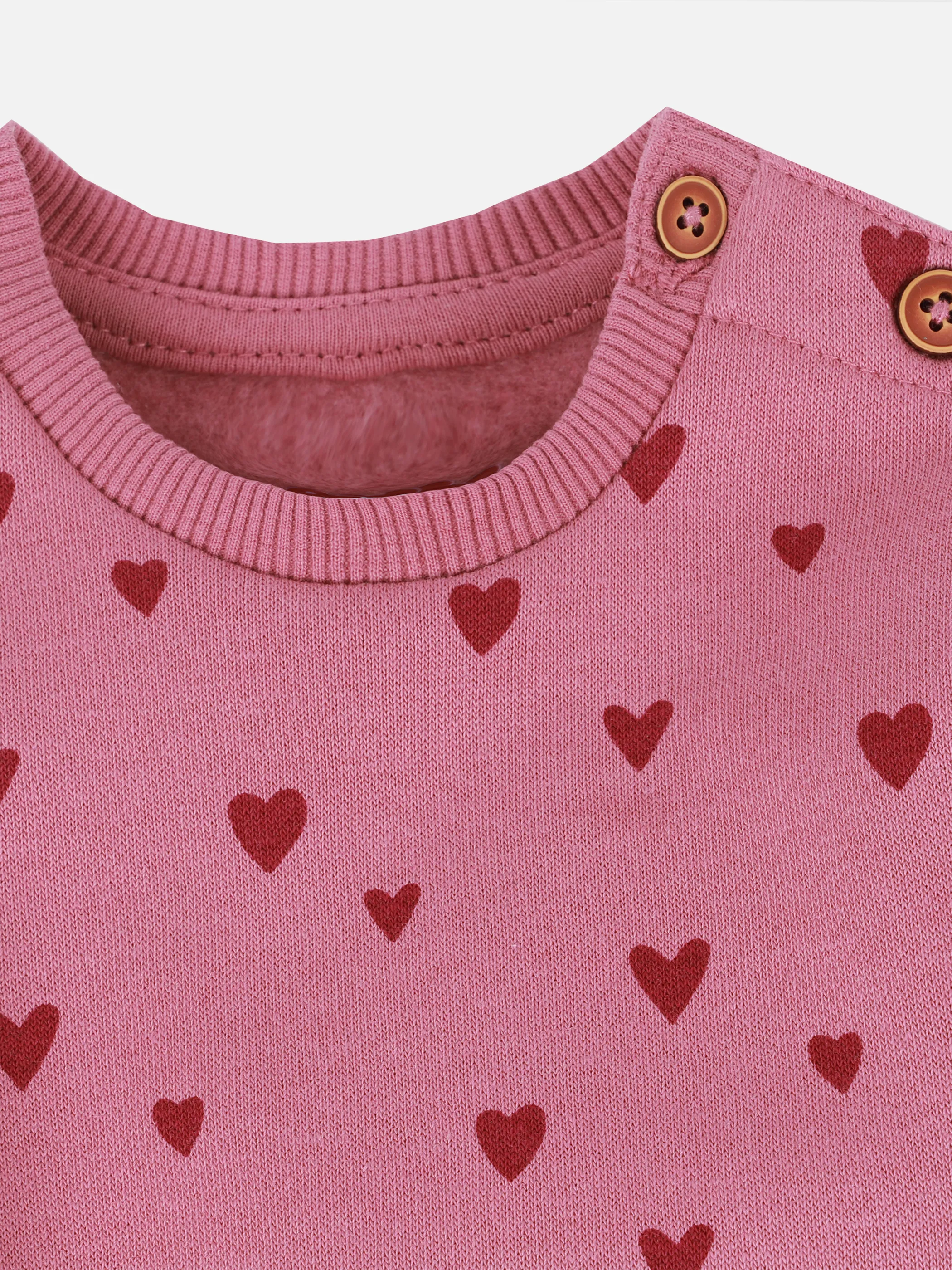 Bubble Gum BM Sweatset mit Herzen AOP in rosa Rosa 900737 ROSA 3 Bubble Gum BM Sweatset mit Herzen AOP in rosa Rosa 900737 ROSA 3