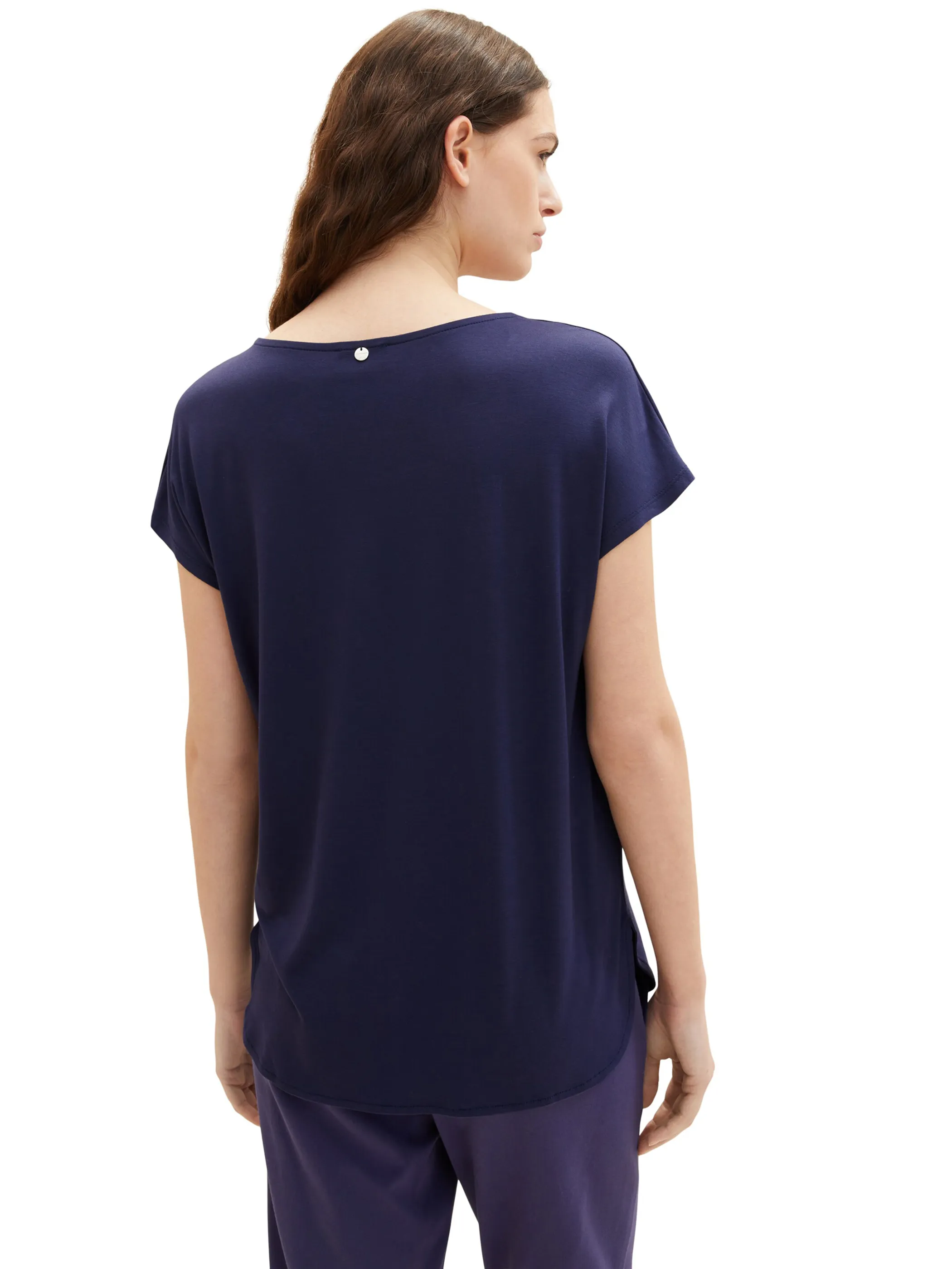 Tom Tailor 1035892 NOS T-shirt fabric mix Blau 874870 11331 2