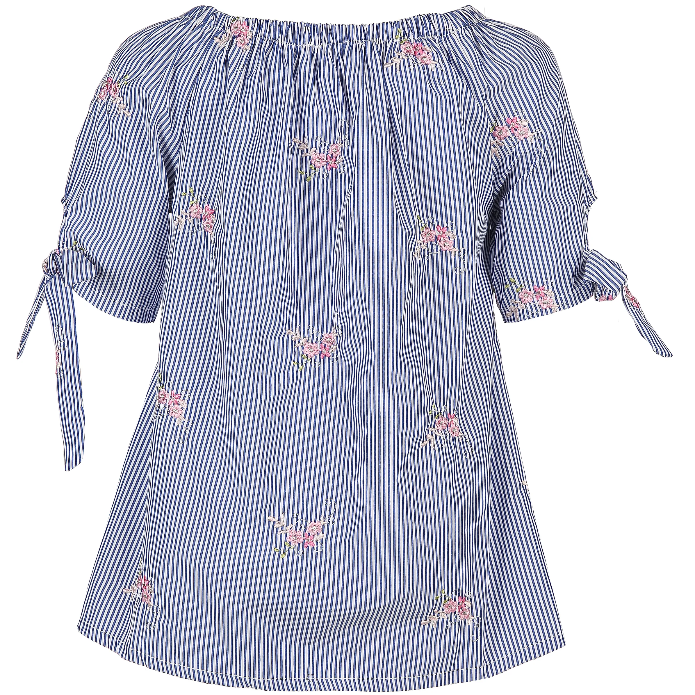 Birkhahn Mode und Tracht Da-Landhausbluse Carmenform Blau 790095 BLAU GEM. 2 Birkhahn Mode und Tracht Da-Landhausbluse Carmenform Blau 790095 BLAU GEM. 2