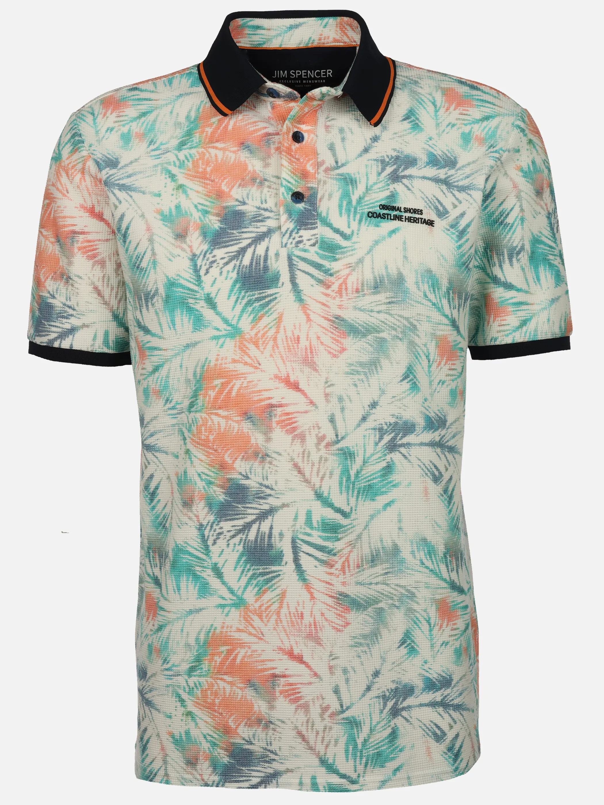 Jim Spencer He. Poloshirt 1/2 Arm waffle s Weiß 928819 WHITE 1