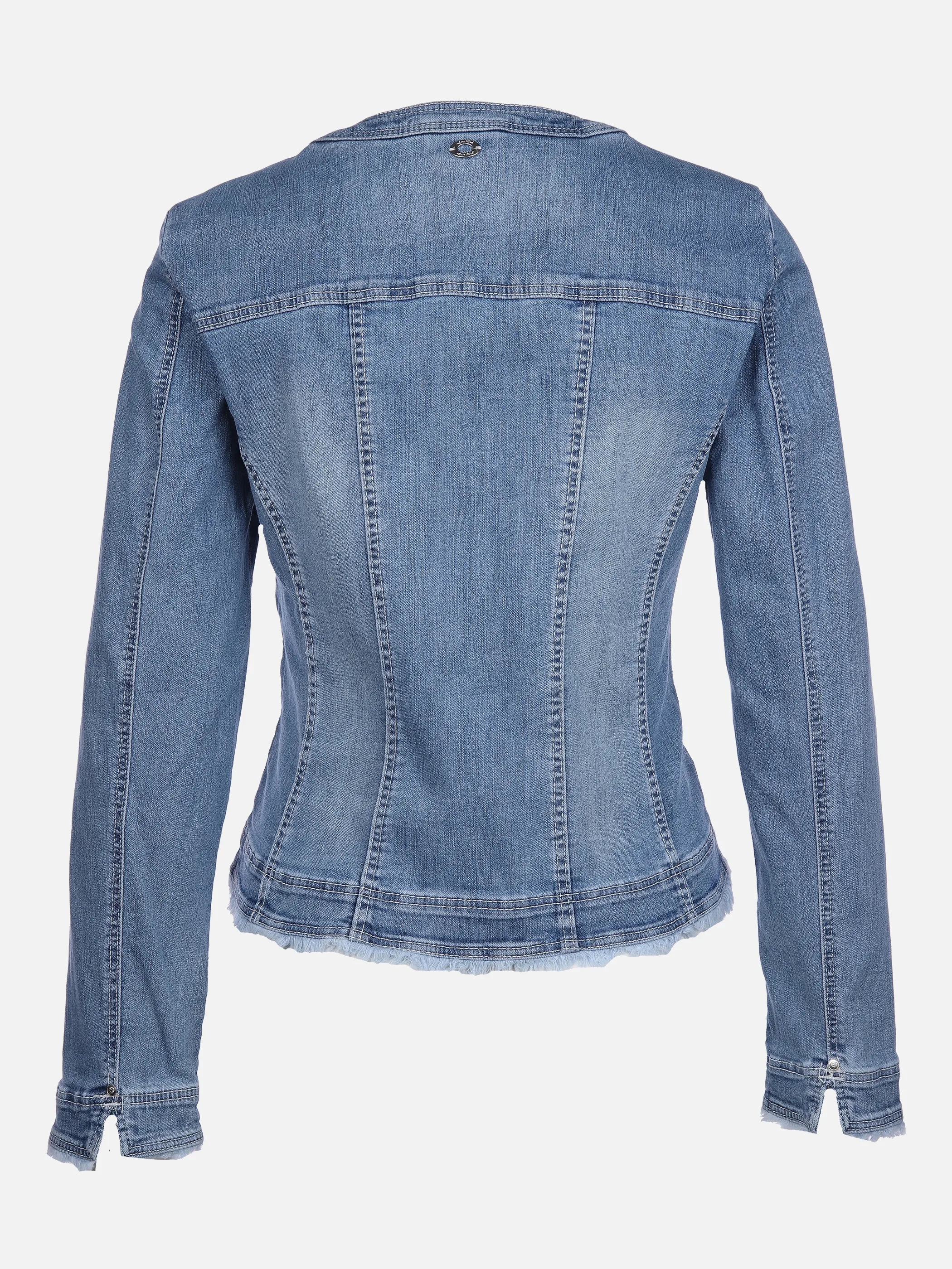 Lisa Tossa Da-Jeansjacke m. Nietendeko Blau 850947 BLEACHED D 2
