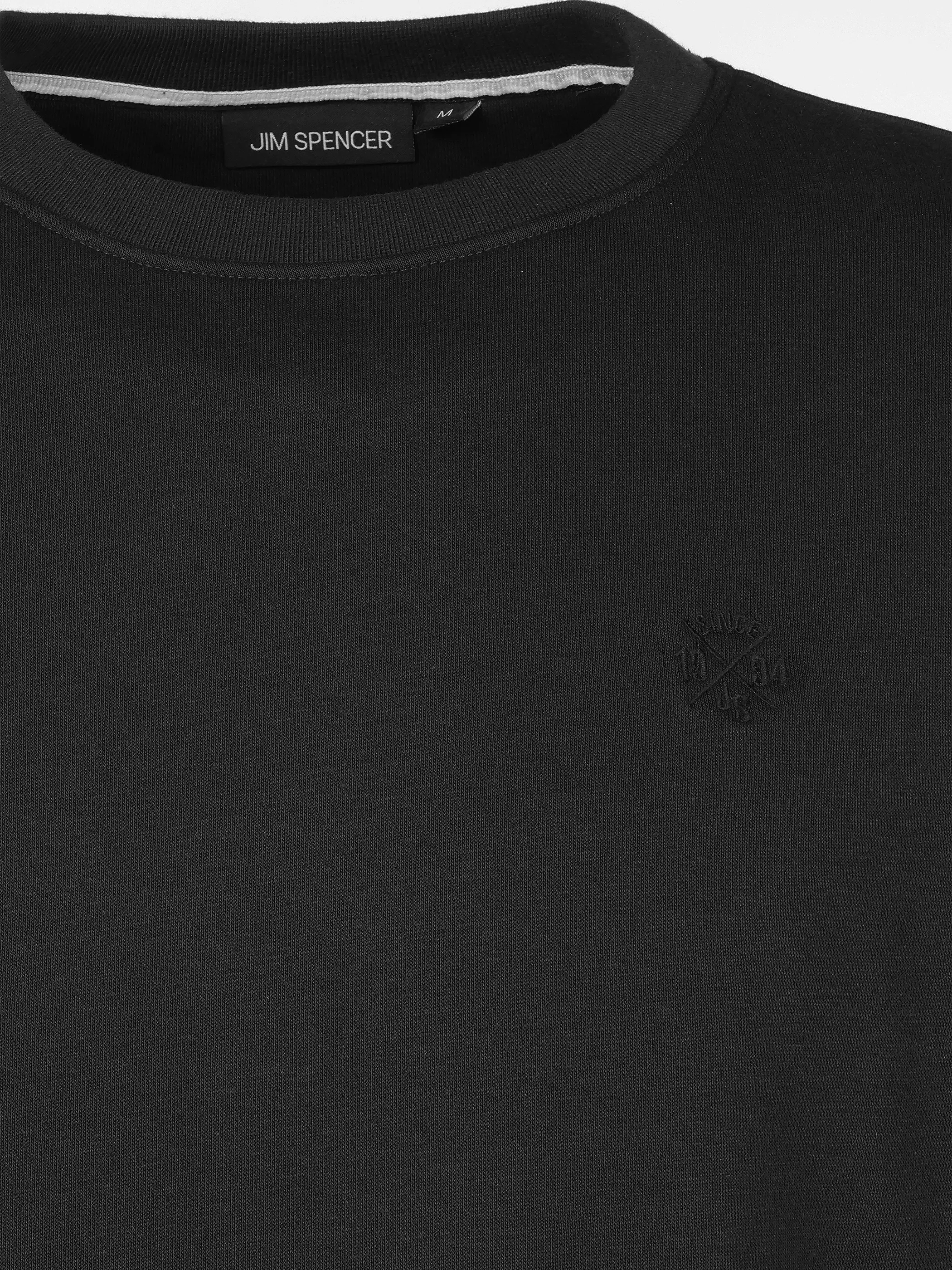 Jim Spencer He. Sweatshirt crewneck Schwarz 919312 BLACK 3 Jim Spencer He. Sweatshirt crewneck Schwarz 919312 BLACK 3