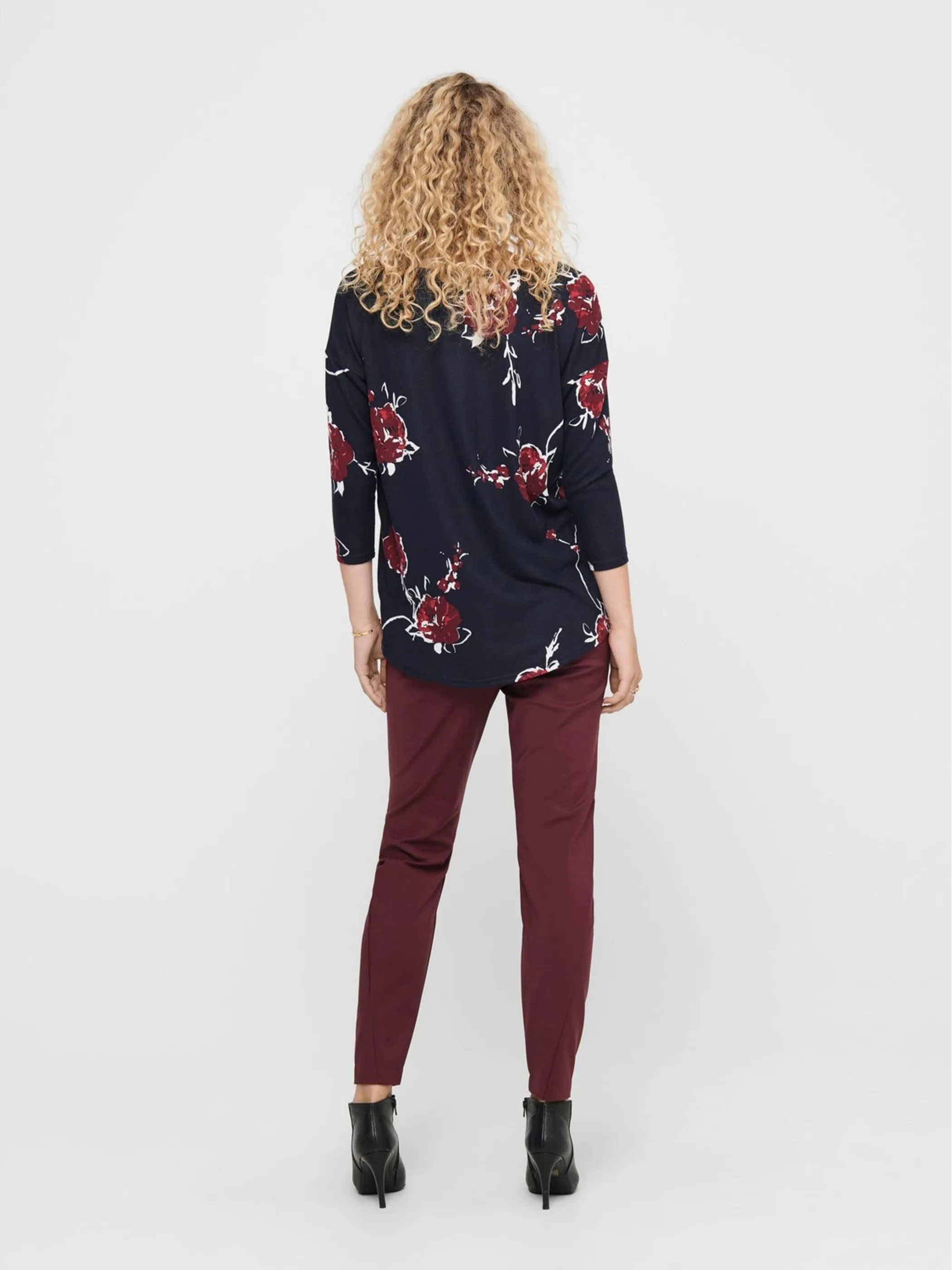 Only 15144286 ONLELCOS 4/5 AOP TOP Blau 843422 194962065 5