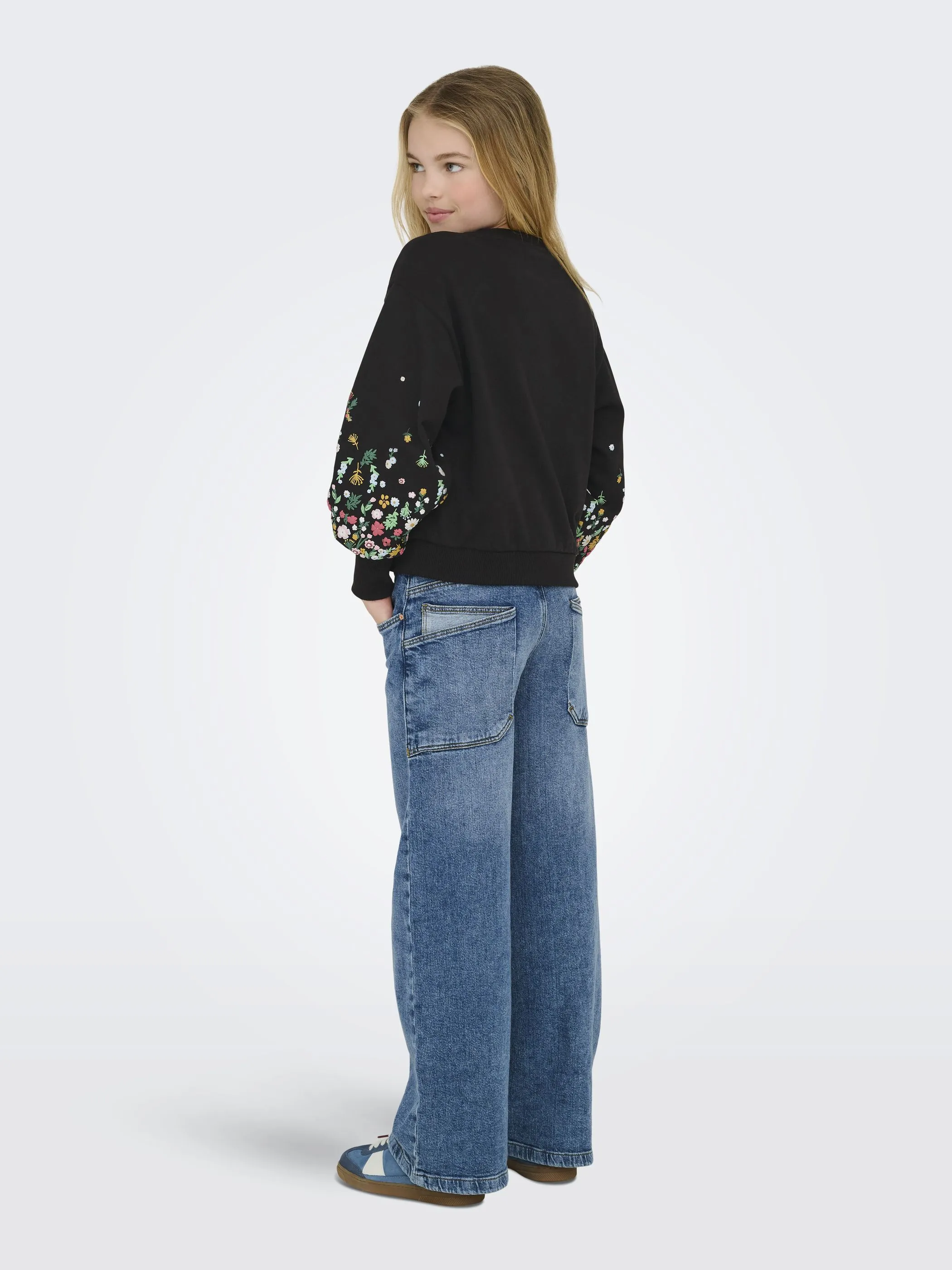 Kids Only 15353361 KOGBROOKE L/S O-NECK Schwarz 914272 177911001