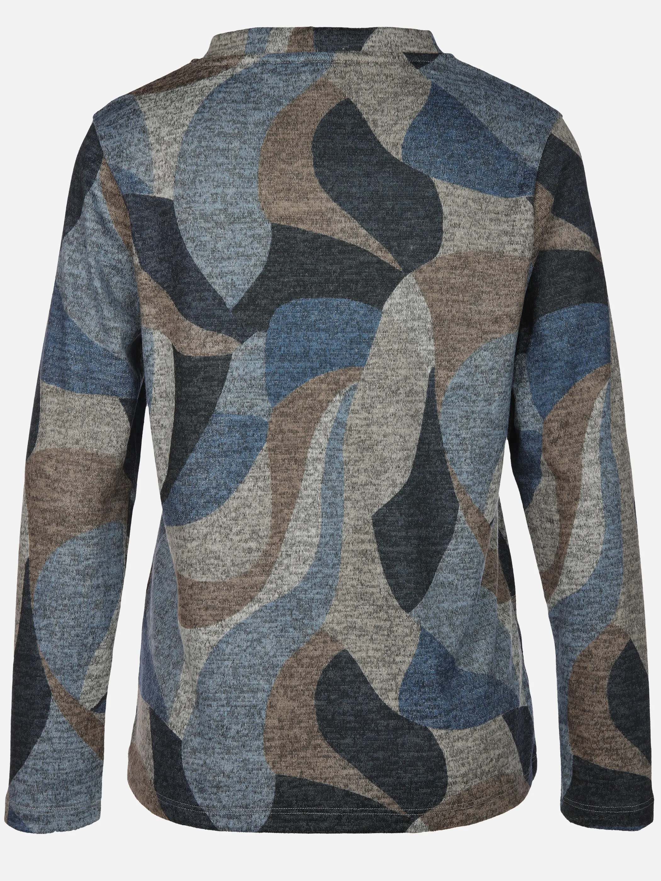 Sure Da-Print Flauschshirt Blau 916284 BLUE 2