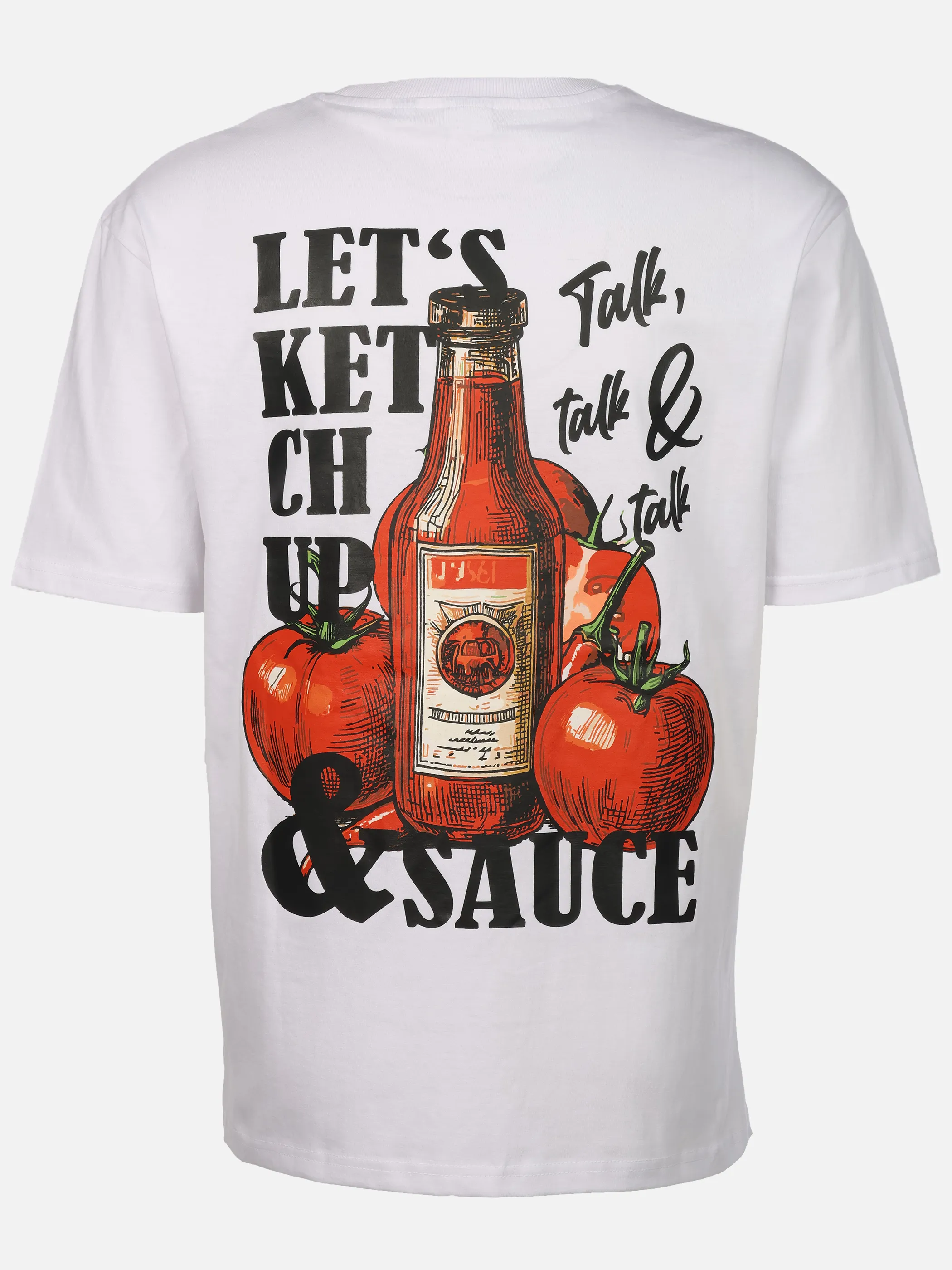 IX-O H12078M22629AAWG YF He-T-Shirt mit Backprint Weiß 925918 22000 2