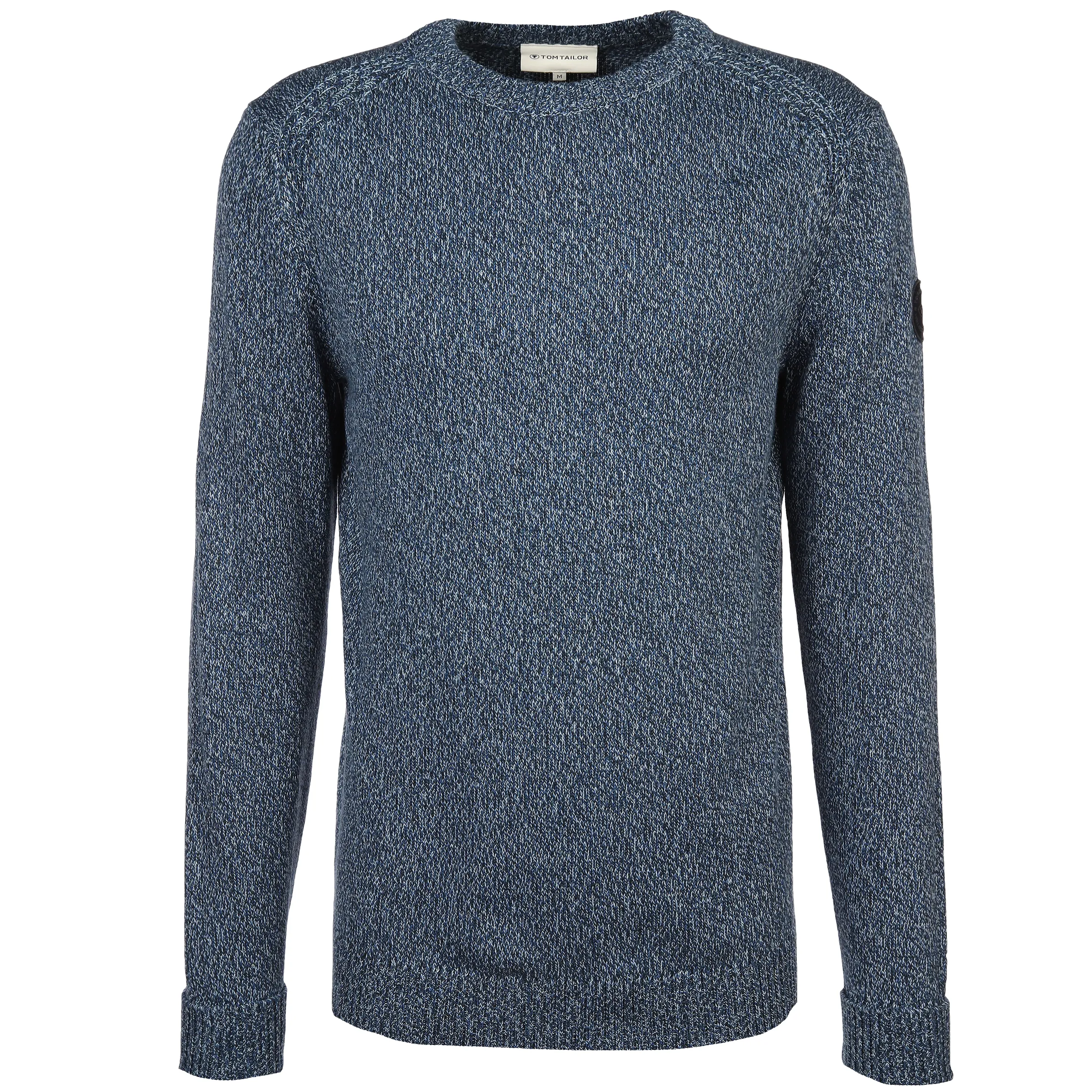 Tom Tailor 1038246 multicolor crewneck knit Blau 887483 34404 1