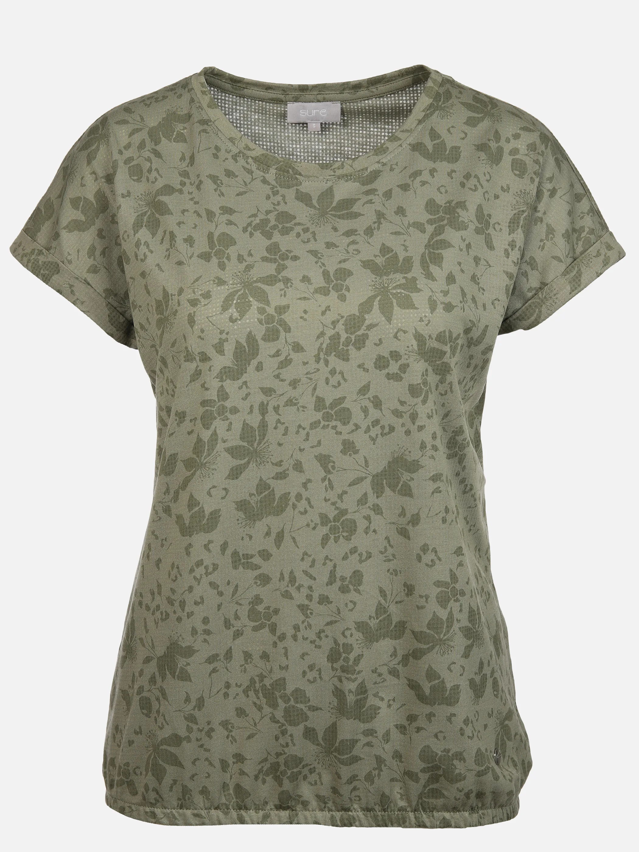 Sure Da-T-Shirt m. Druck Salbei 889929 SALBEI 1 Sure Da-T-Shirt m. Druck Salbei 889929 SALBEI 1