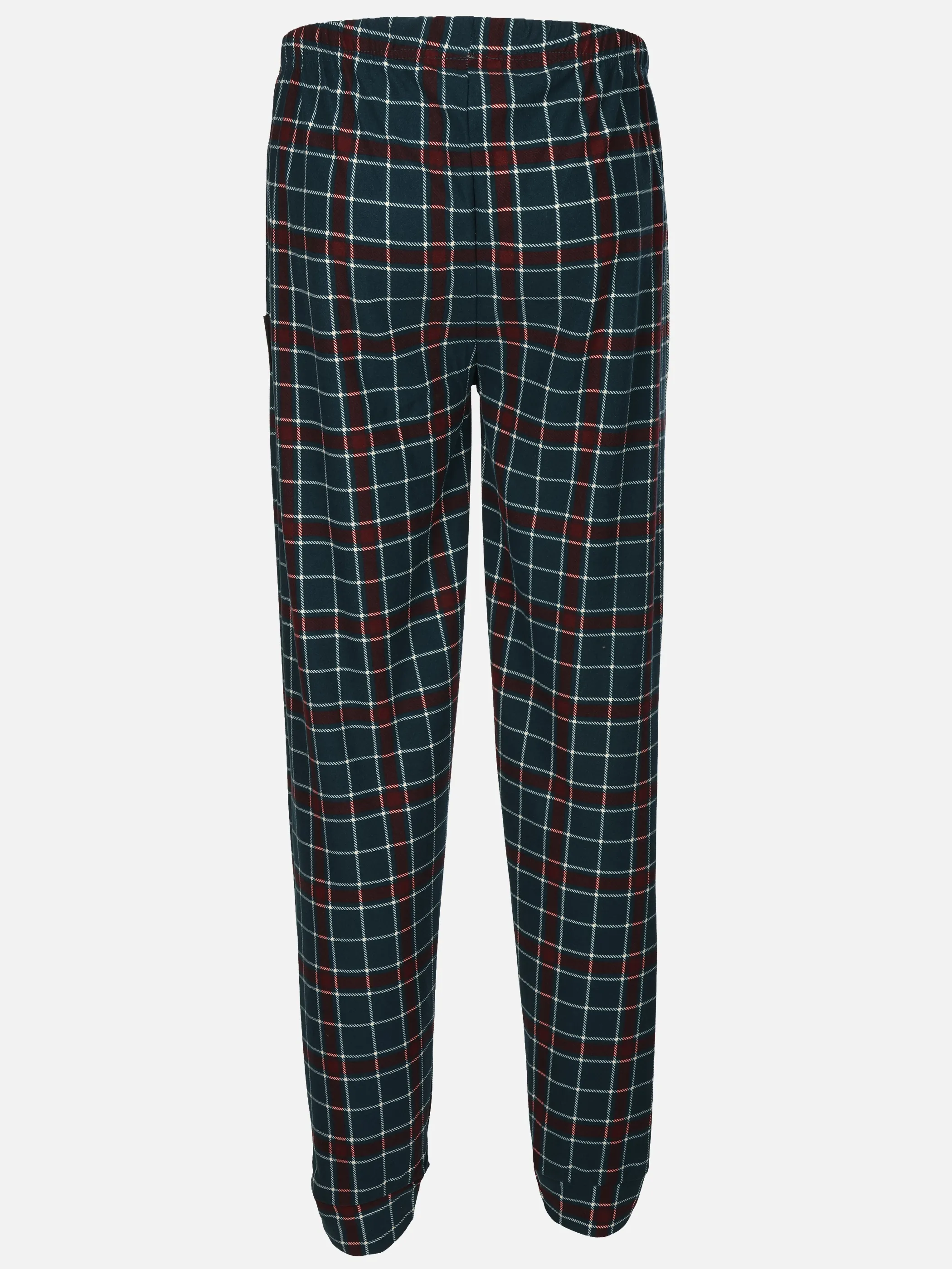 Jim Spencer He. Schlafhose Karo Rot 930620 BORDO 2