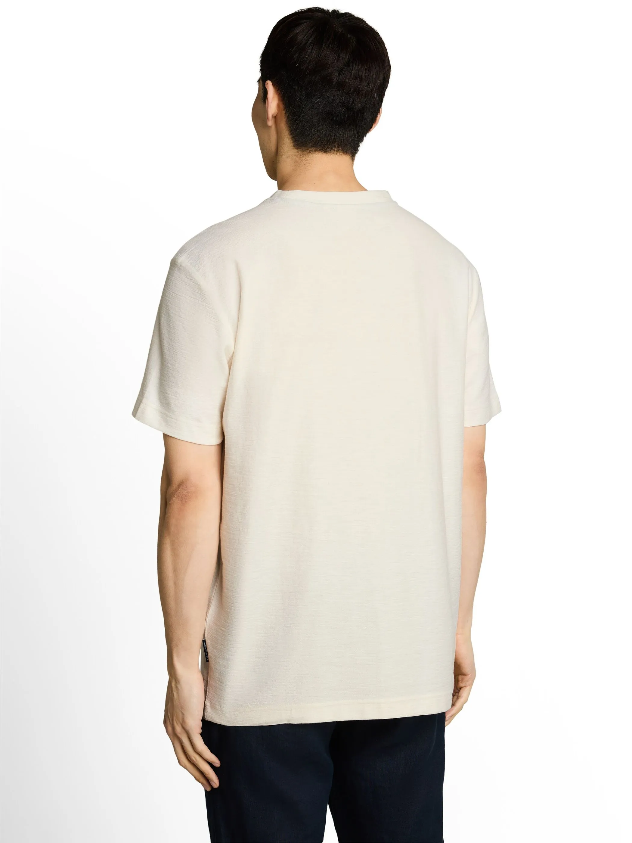 Tom Tailor 1051168 NOS structured  t-shirt Weiß 926454 10348 2