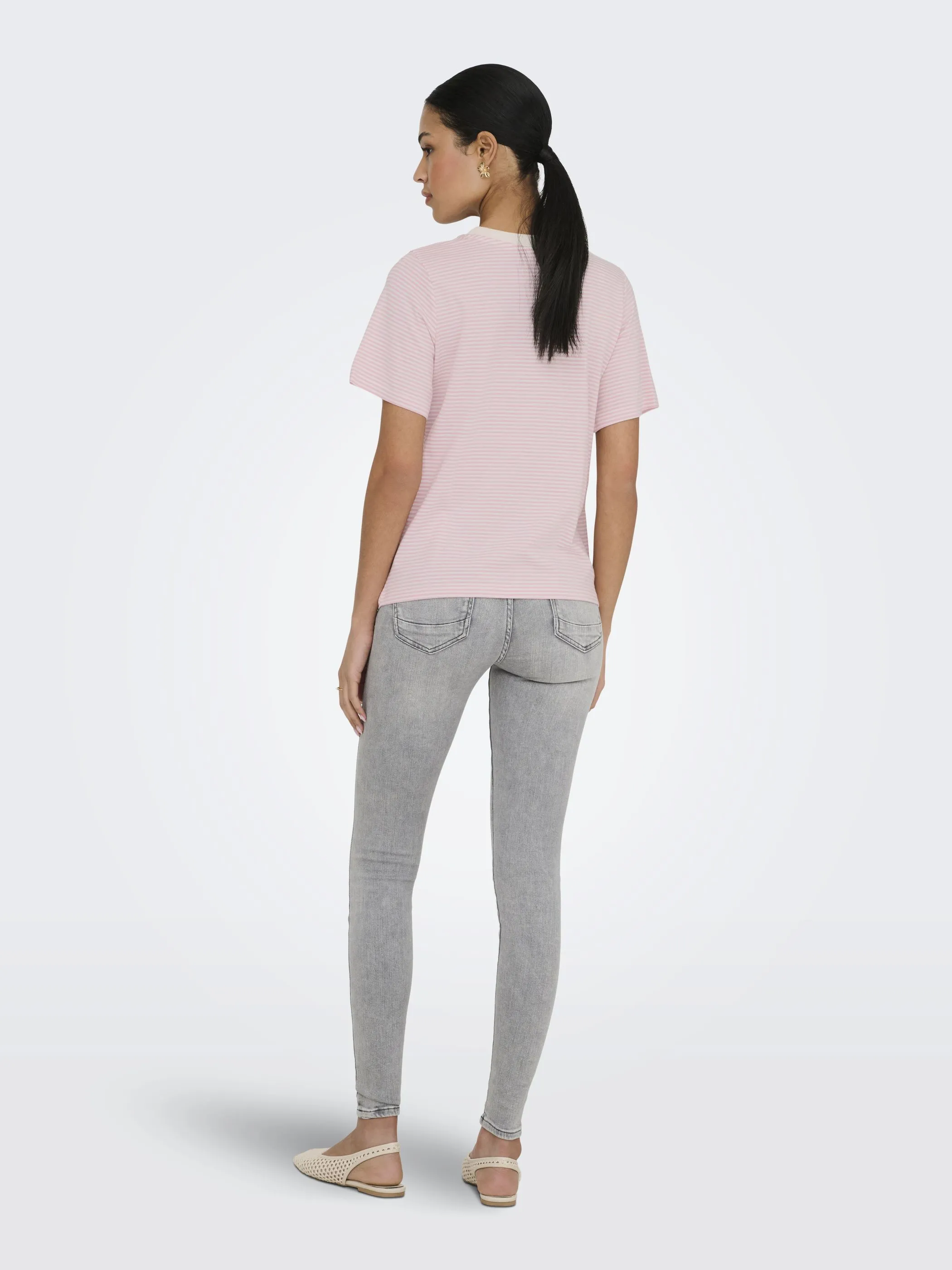 Jacqueline 15298612 JDYPISA S/S PRINT TOP Weiß 922185 177922049 4