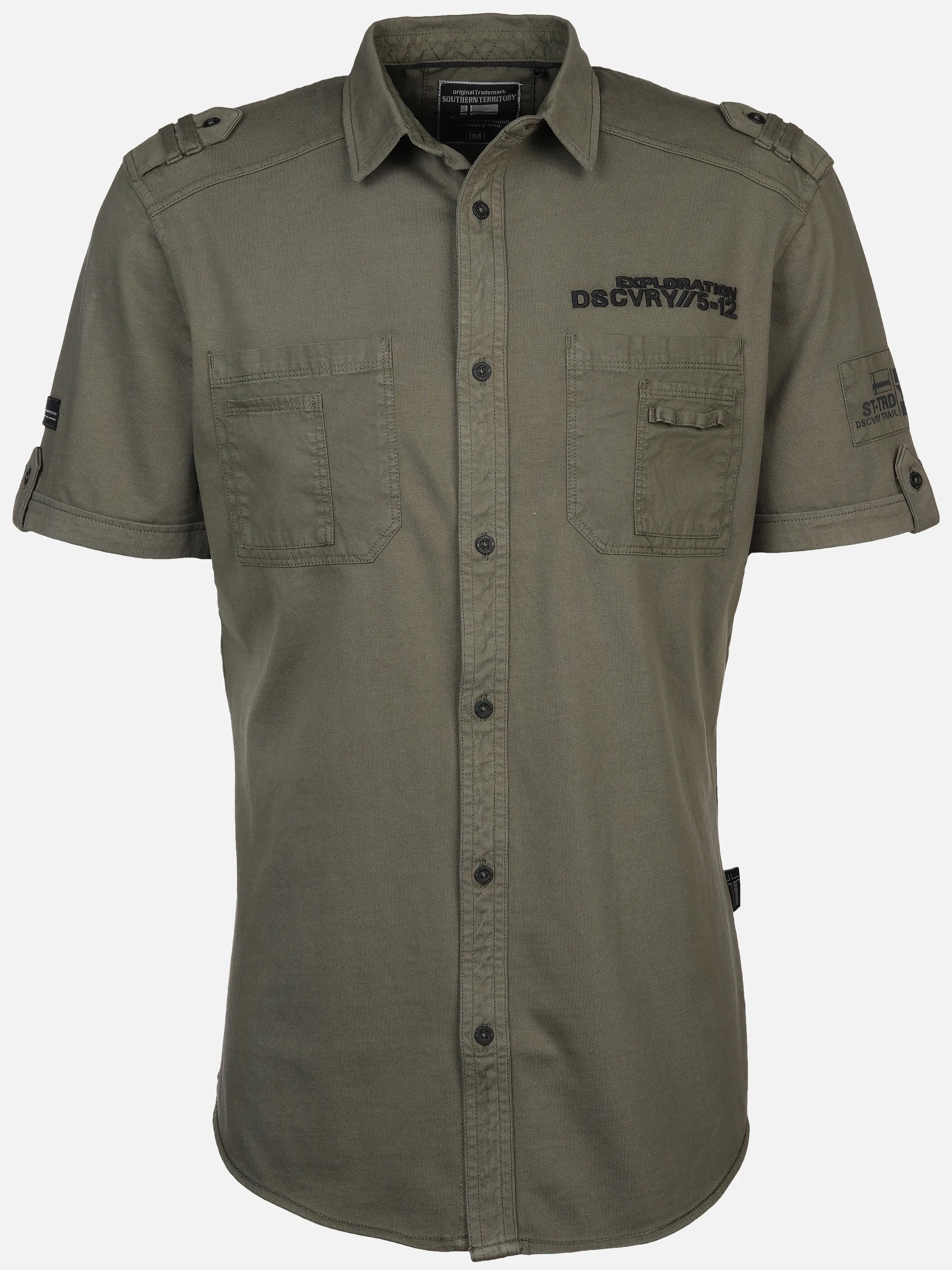 Southern Territory He. Jerseyhemd 1/2 Arm acidwash Oliv 892282 OLIVE 1 Southern Territory He. Jerseyhemd 1/2 Arm acidwash Oliv 892282 OLIVE 1