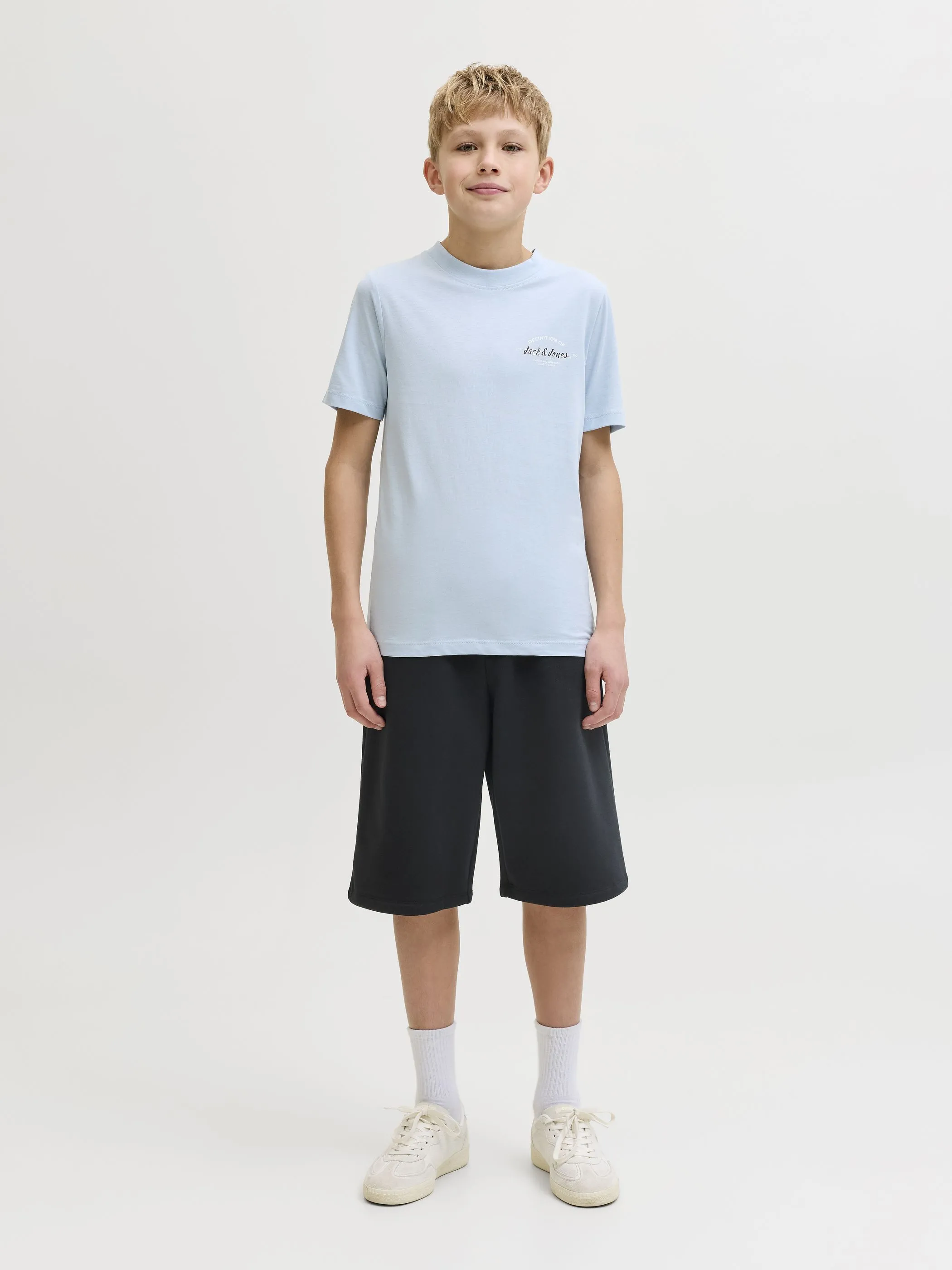 Jack&Jones Junior 12293006 JPSTOWEN FALLS SWEAT Schwarz 924469 178012 4
