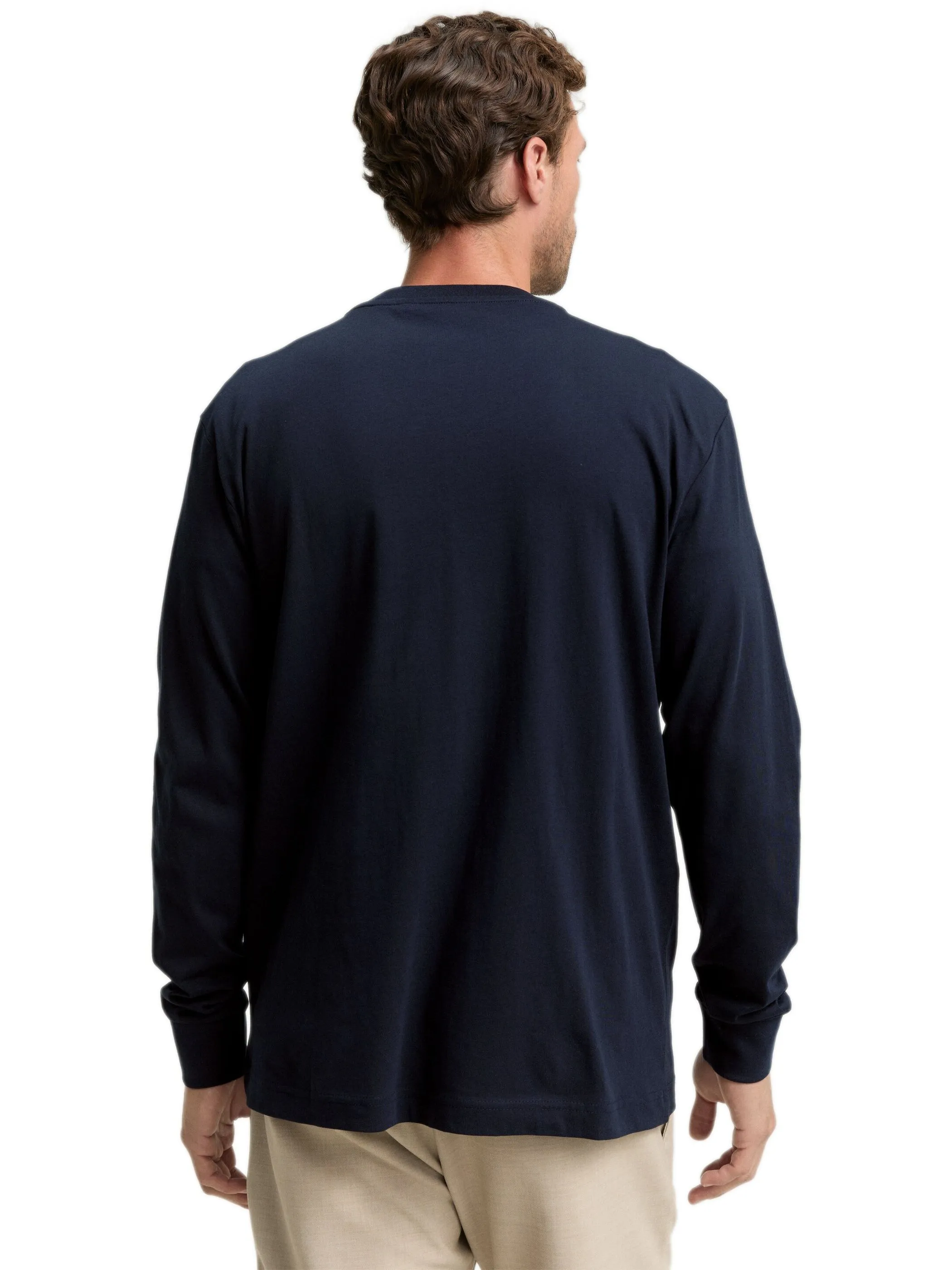 Tom Tailor 1047769 printed longsleeve Blau 914817 10668 2