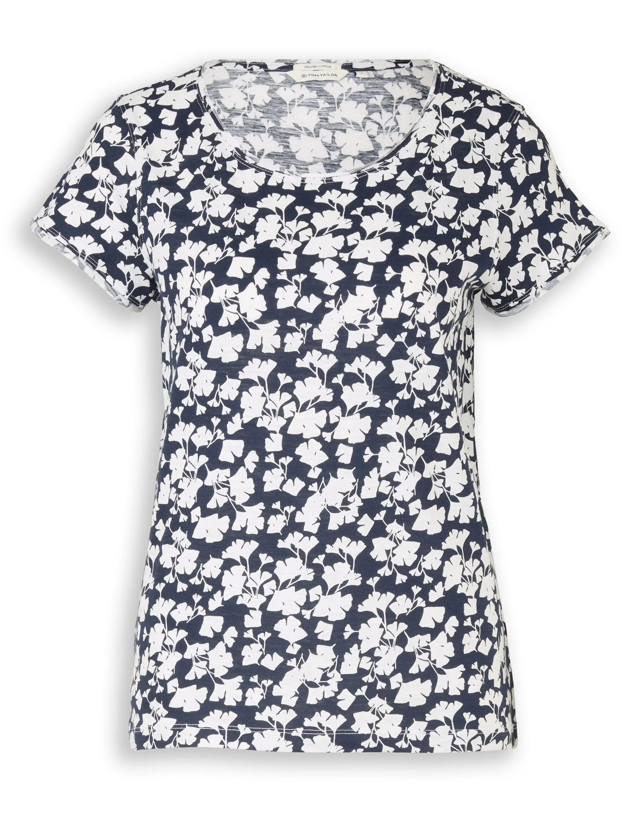 Tom Tailor 1050423 NOS T-shirt slub jersey wide crew Blau 922033 39735 5