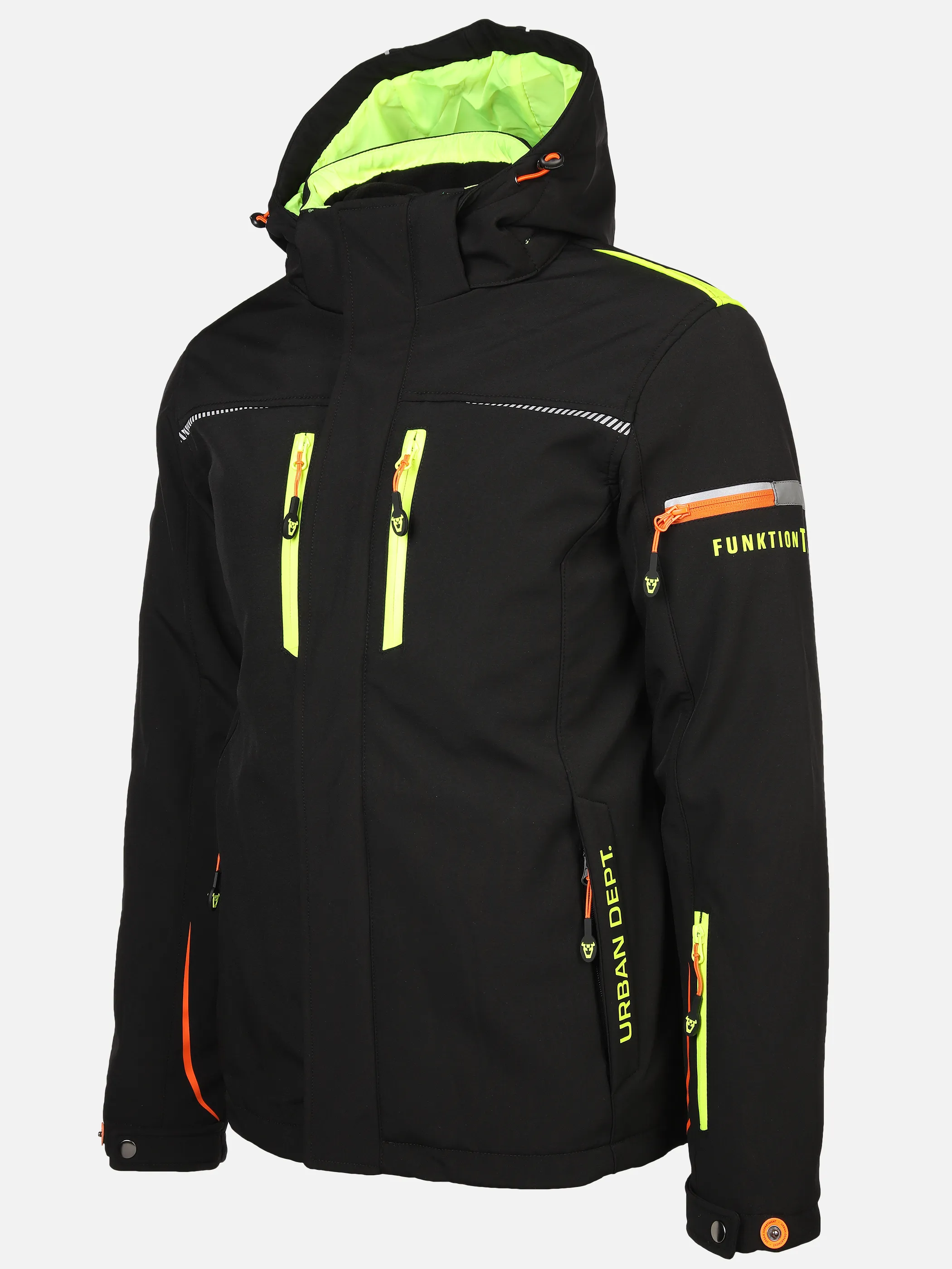 Worker He. 3in1 Funktionsjacke wattiert Schwarz 889306 SCHWARZ 3